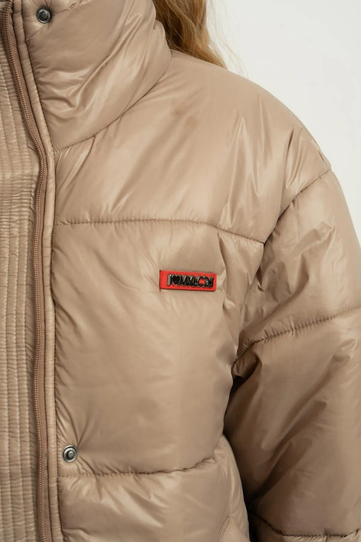 9-15 Yaş Northlight Premium Kız Çocuk Dolgulu Mont-Latte