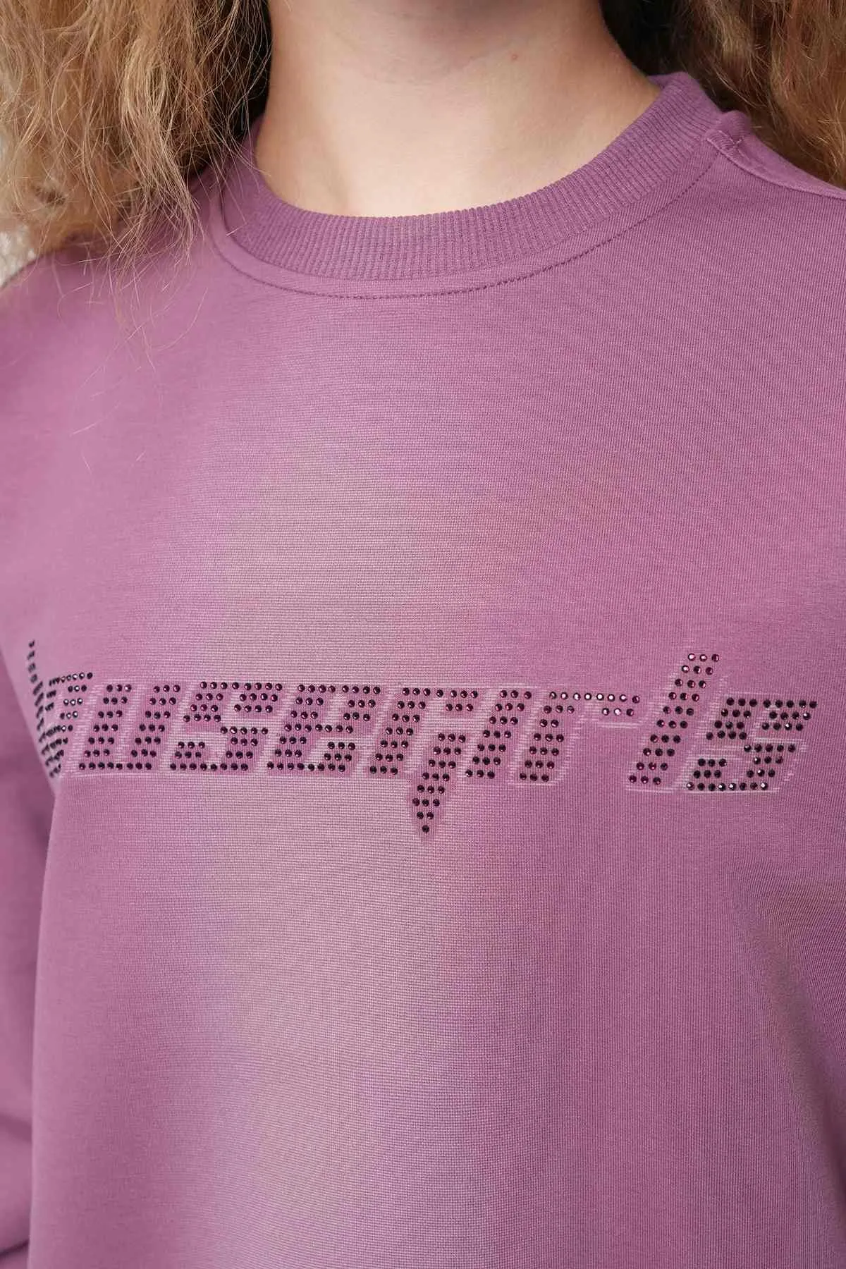 9-15 Yaş Nebbia Di Lusso Kız Çocuk Takım-Mürdüm