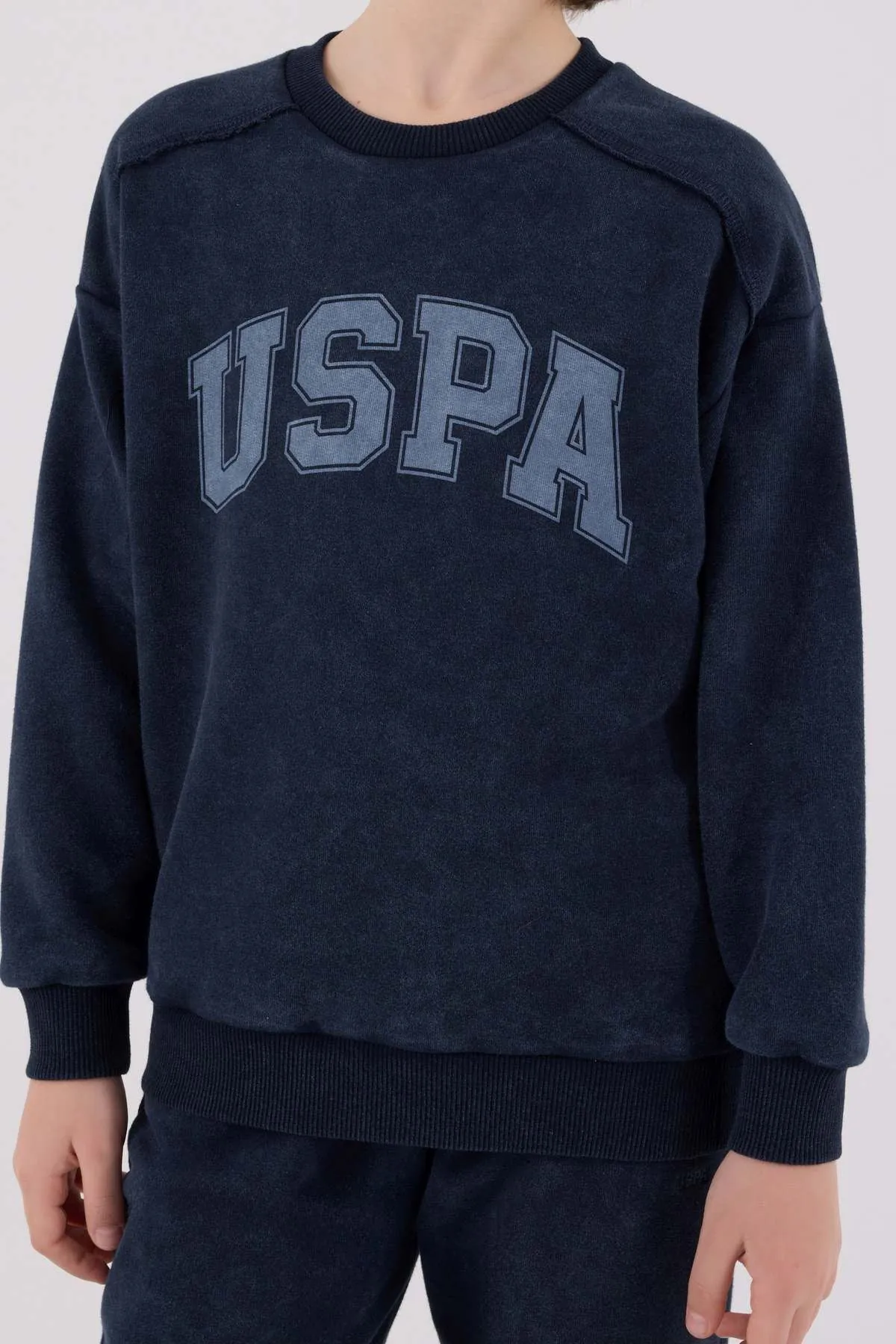 4-15 Yaş Lisanslı Us Polo Assn Erkek Çocuk Takım-Lacivert