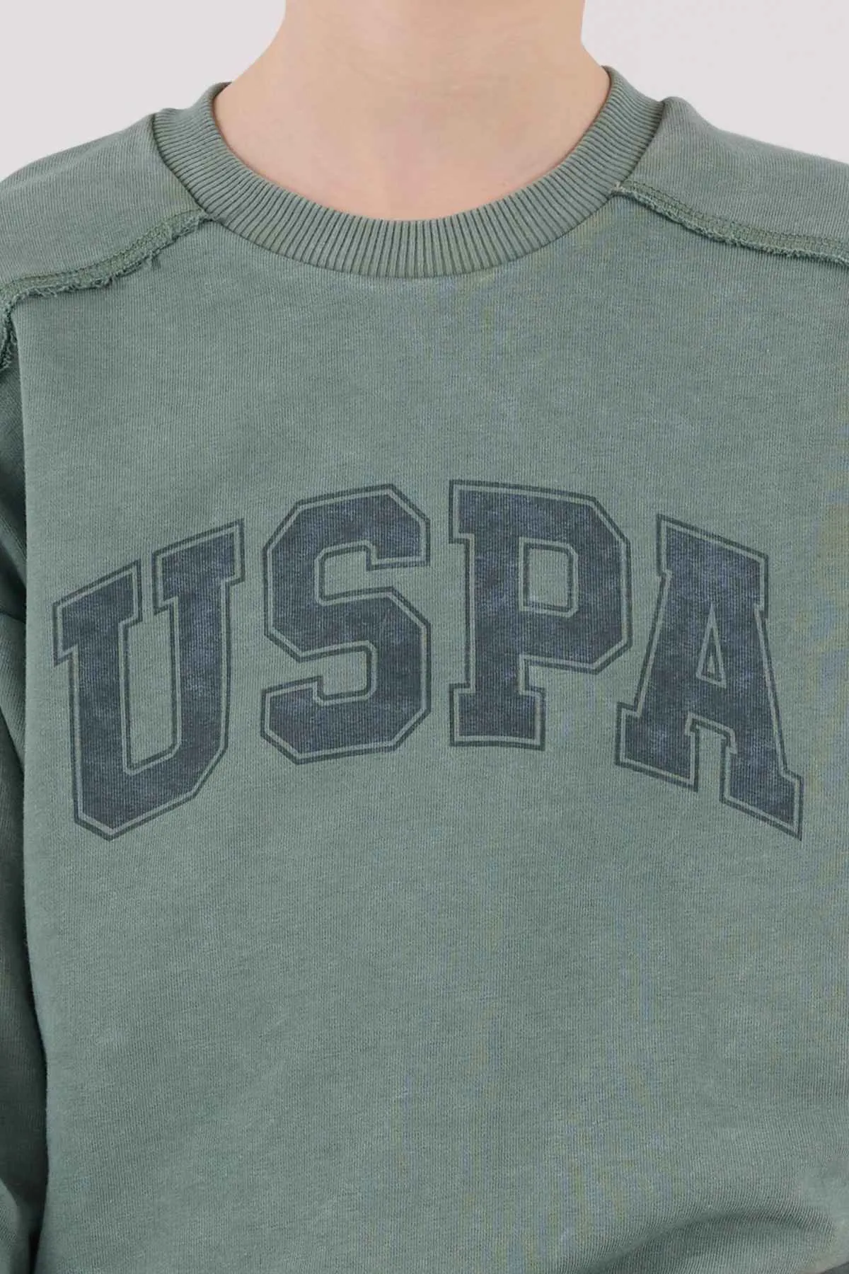 4-15 Yaş Lisanslı Us Polo Assn Erkek Çocuk Takım-Haki