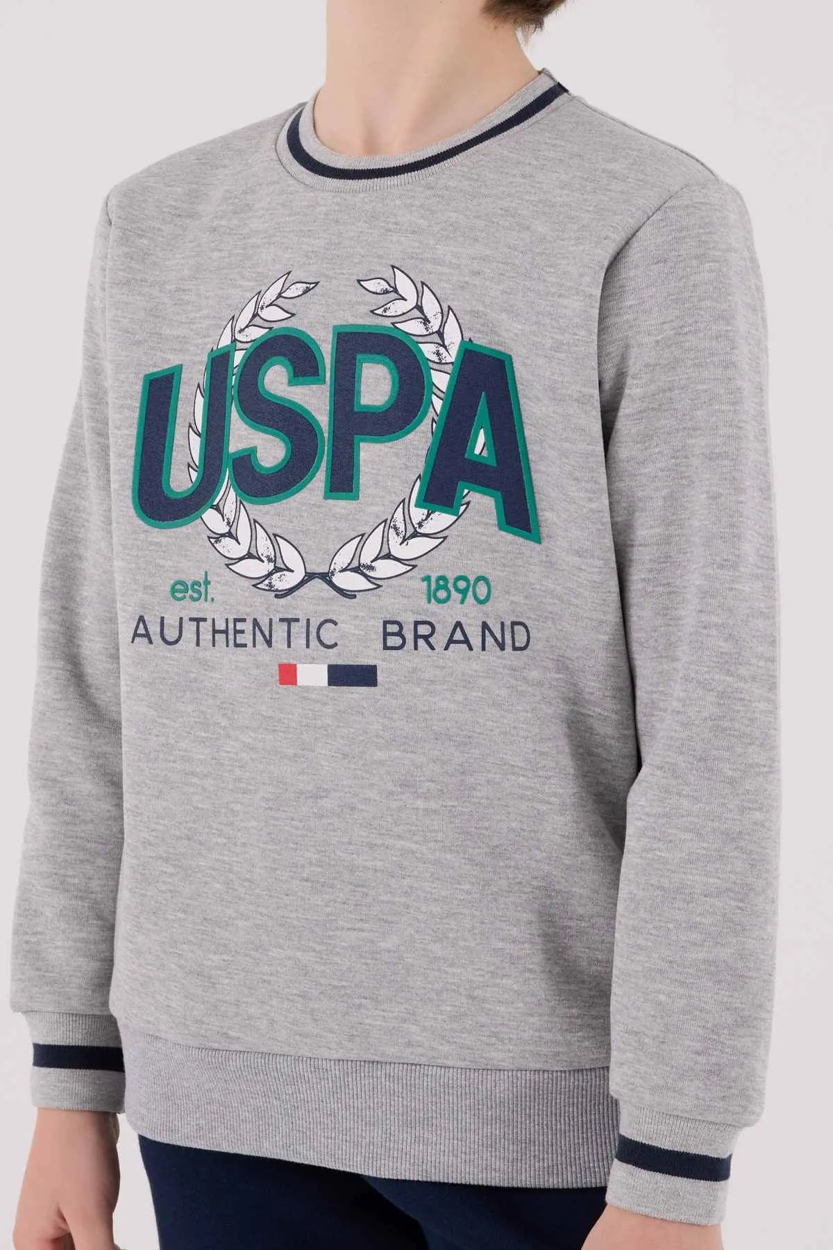 4-15 Yaş Lisanslı Us Polo Assn Erkek Çocuk Takım-Uzay Grisi