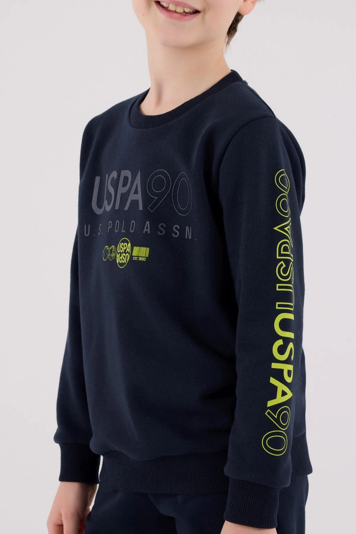 4-15 Yaş Lisanslı Us Polo Assn Erkek Çocuk Takım-Lacivert