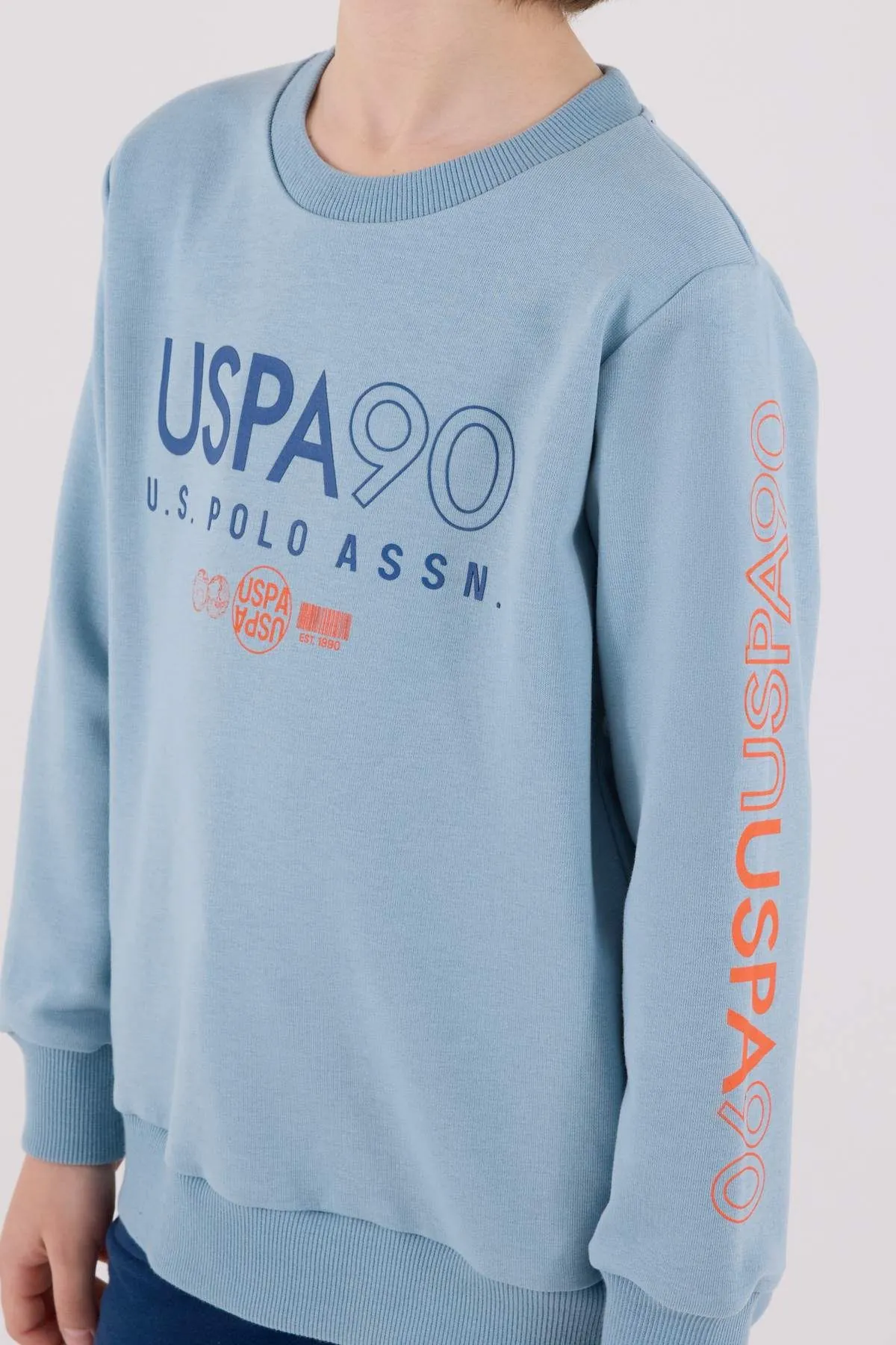 4-15 Yaş Lisanslı Us Polo Assn Erkek Çocuk Takım-Mavi
