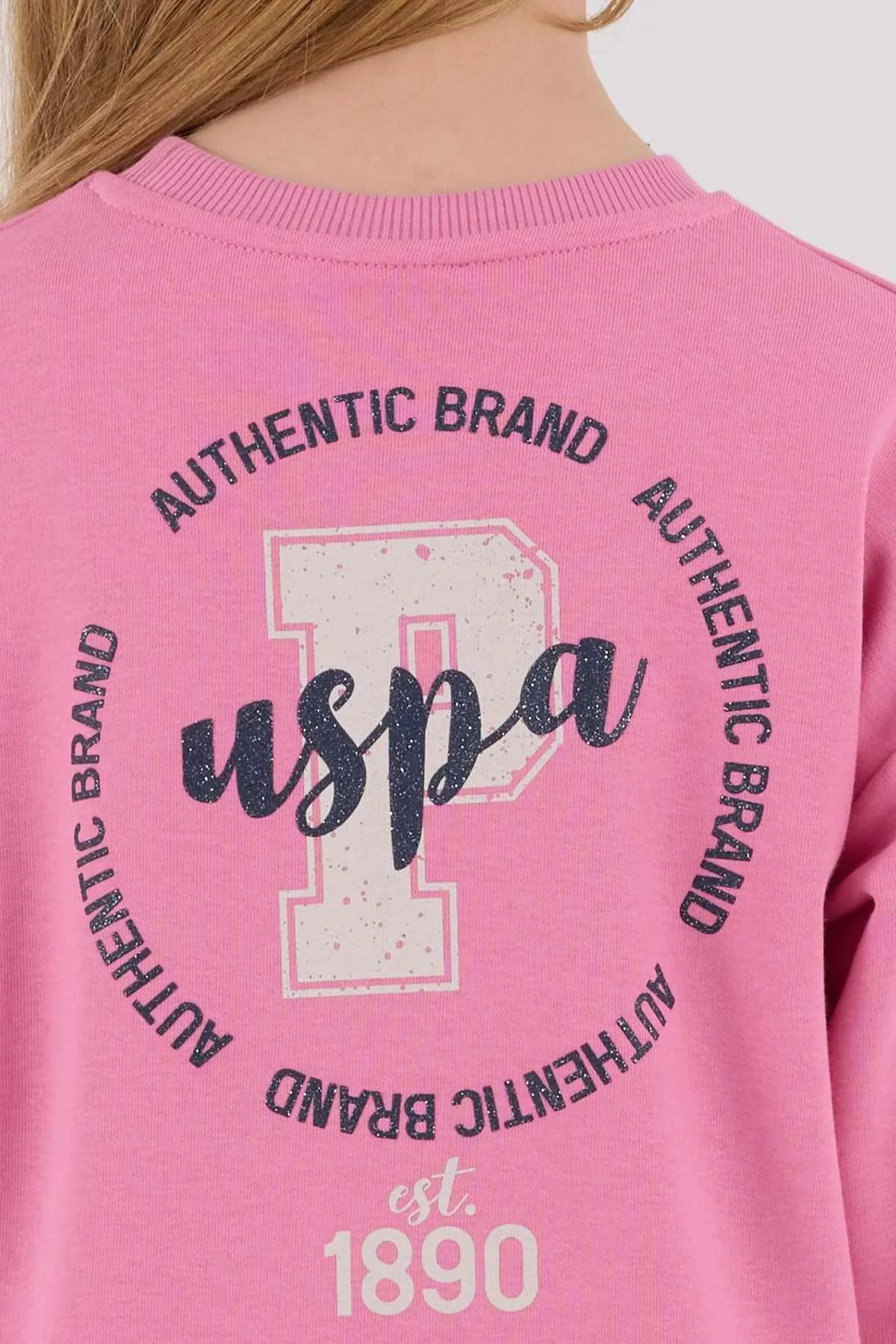 4-15 Yaş Lisanslı Us Polo Assn Kız Çocuk Takım-Şeker Pembe