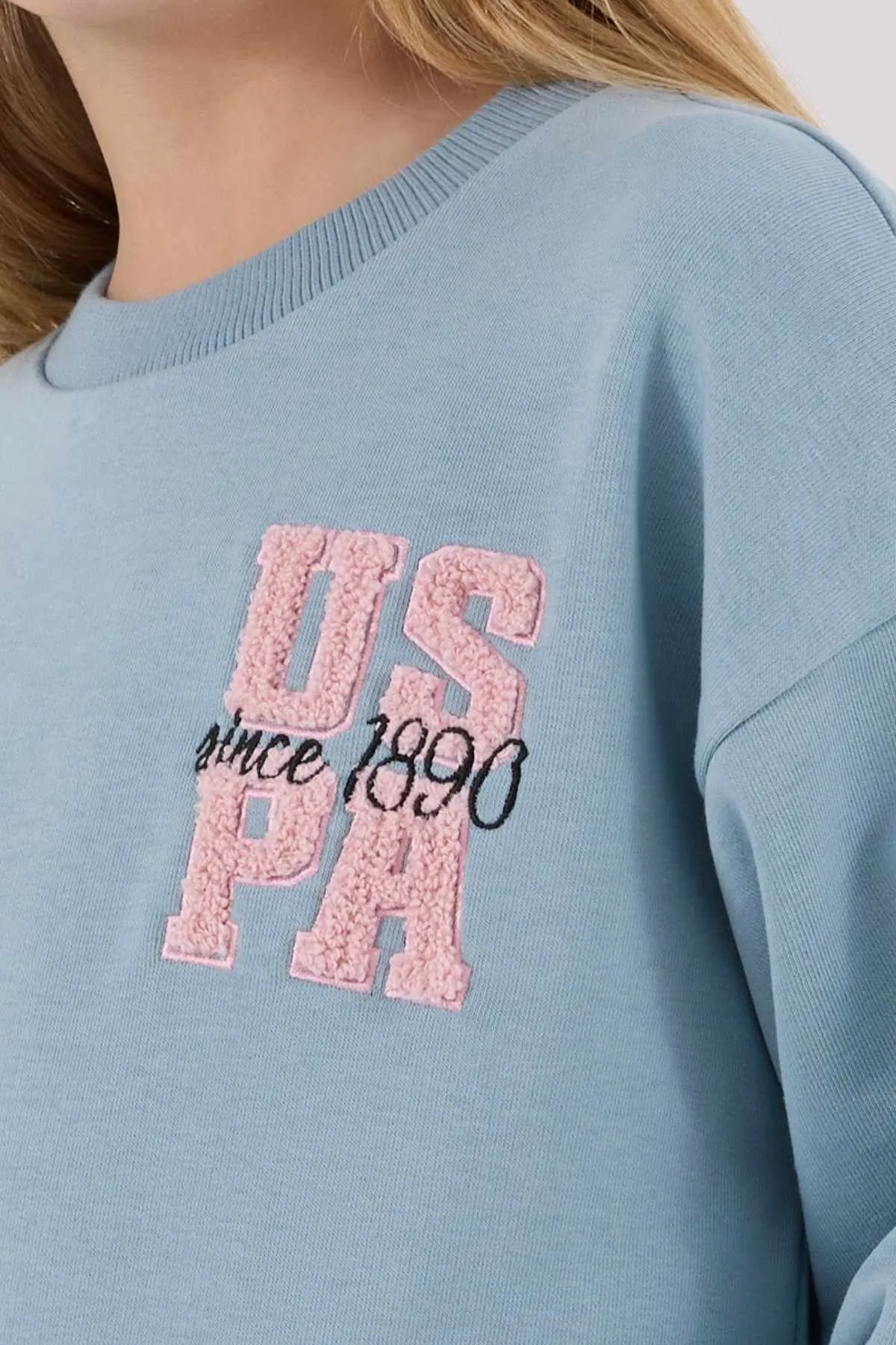4-15 Yaş Lisanslı Us Polo Assn Kız Çocuk Takım-Mavi