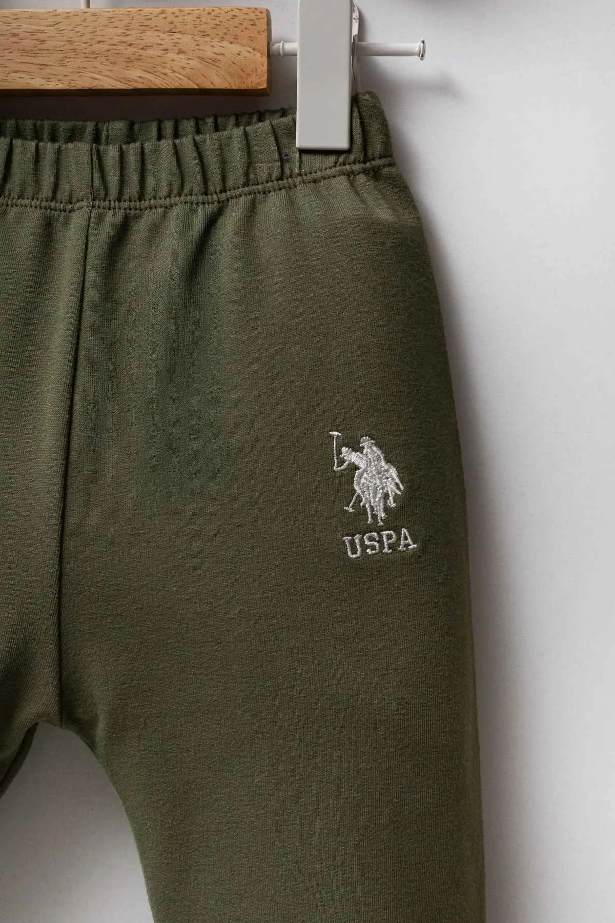 6-36 Ay Lisanslı Us Polo Assn Erkek Bebek Takım-Haki