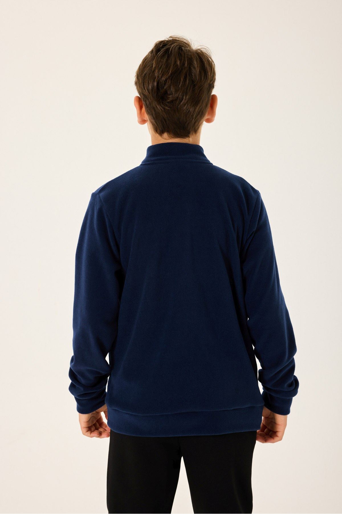 5-16 Yaş Lisanslı Kappa Erkek Çocuk Hırka-Lacivert