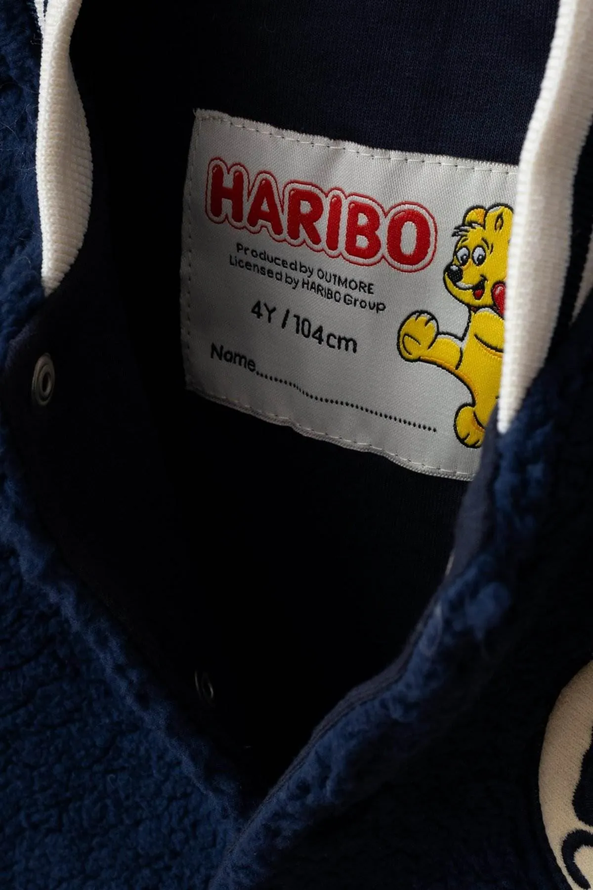 3-8 Yaş Lisanslı Haribo Unisex Boomber Kolej Mont-Lacivert