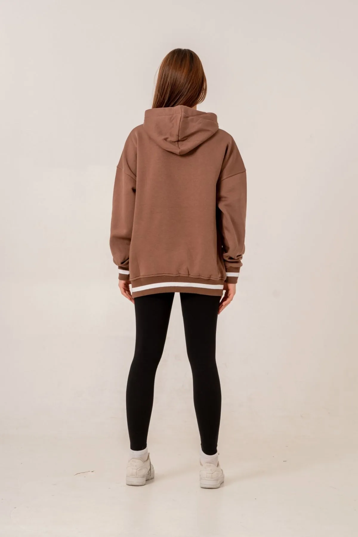 9-15 Yaş Unıque Strong Kız Çocuk Sweatshırt -Modern Latte