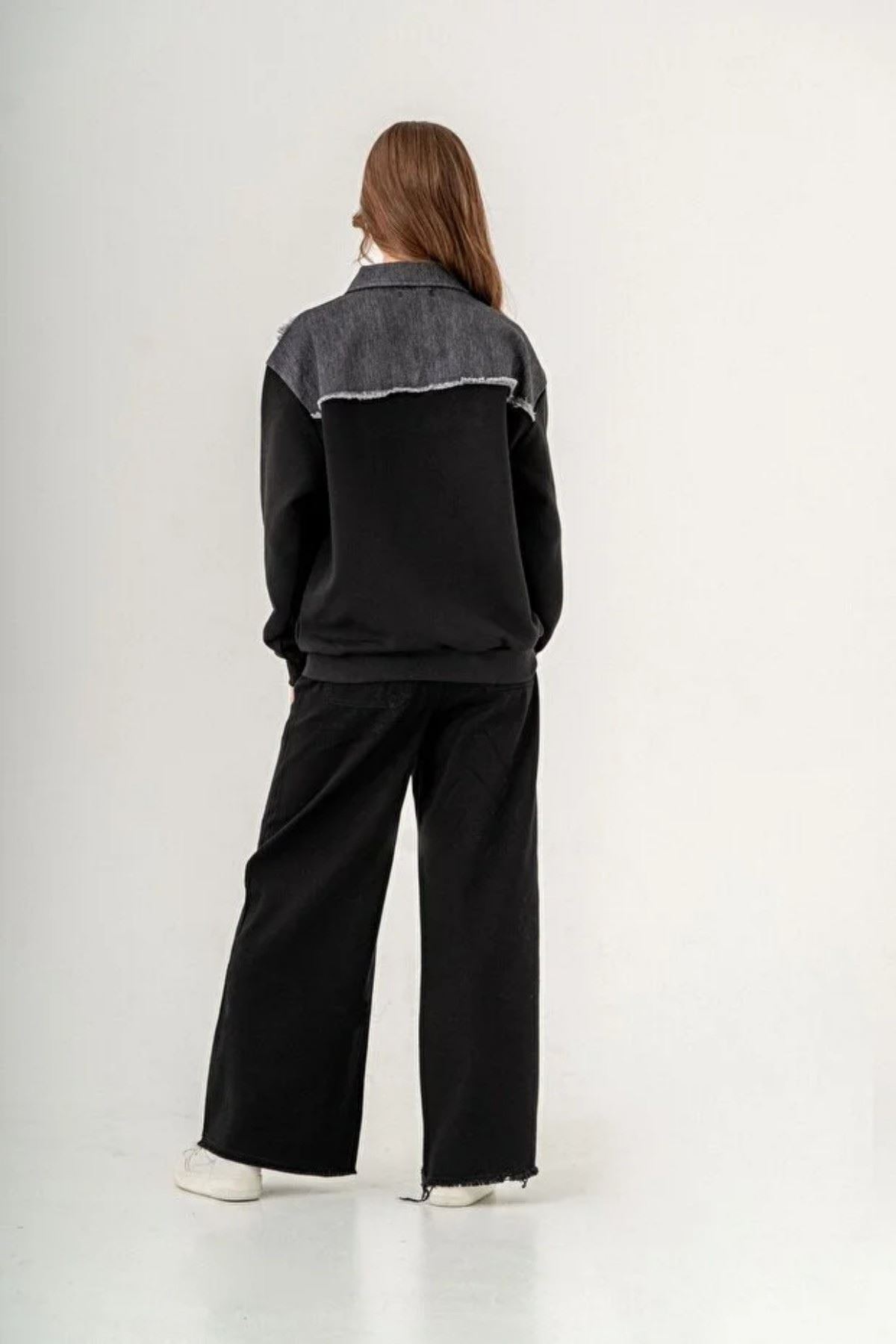 8-14 Yaş Merbella Berlin Kız Çocuk Takım -Siyah