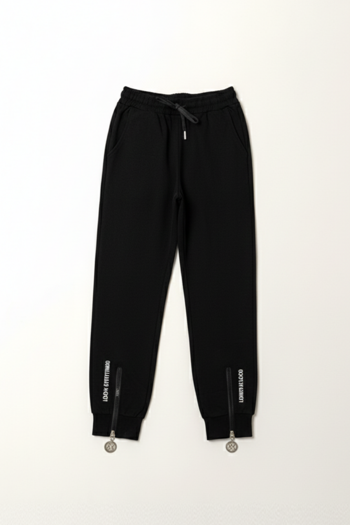 9-15 Yaş New Sports Gırls Kız Çocuk Pantolon -Siyah