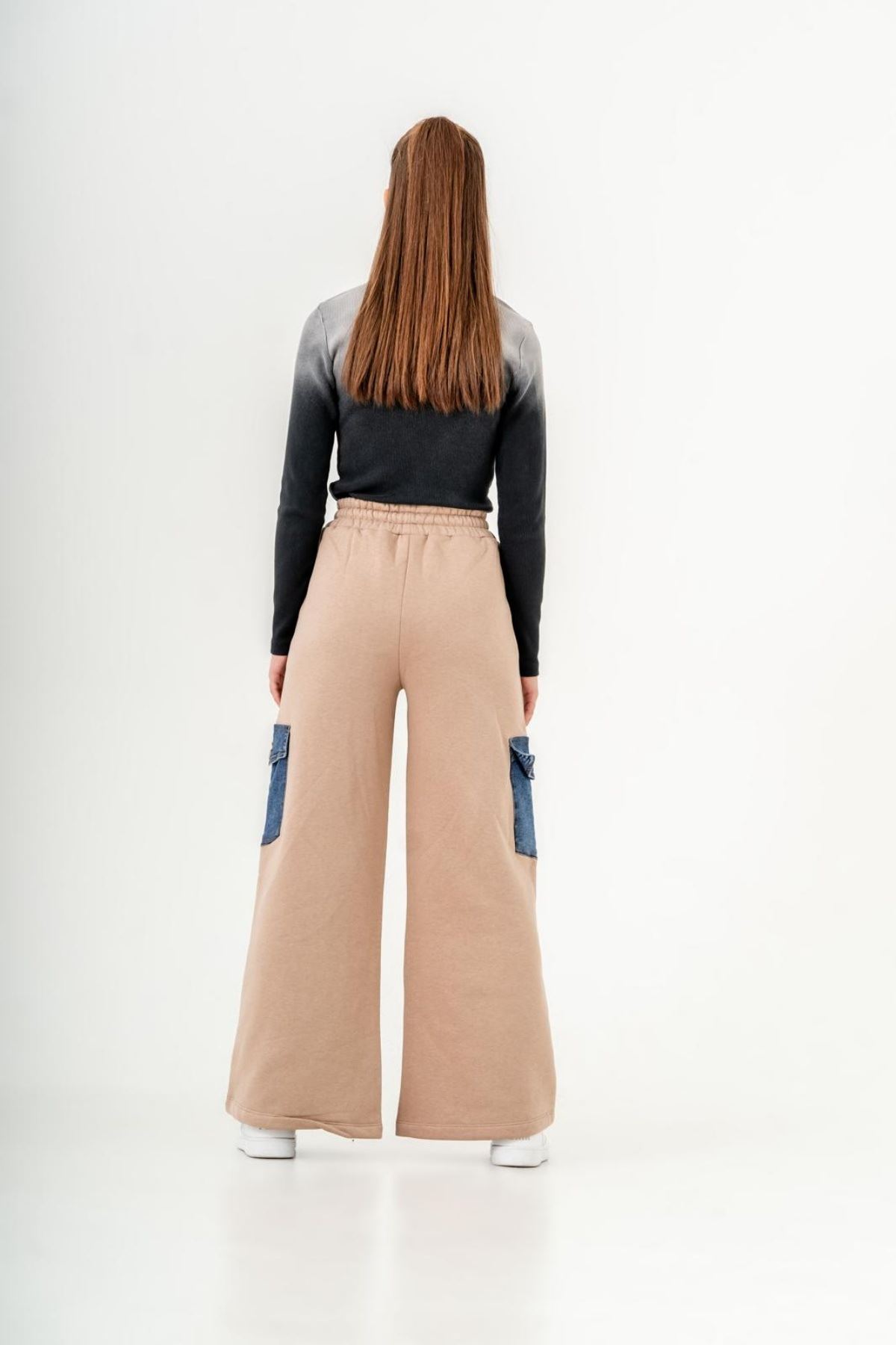 9-15 Yaş Champ Mussness Kız Çocuk Pantolon-Latte