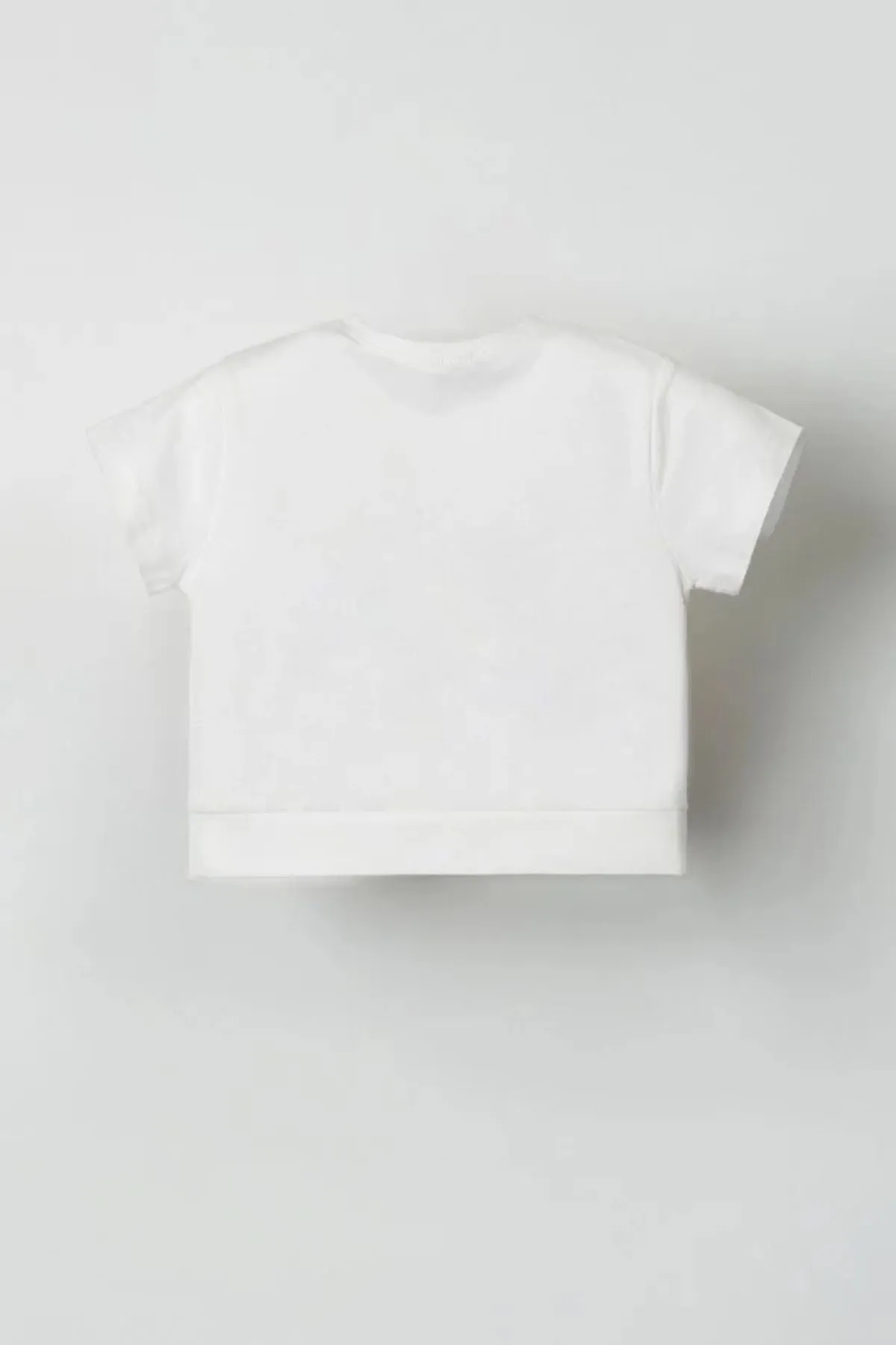 4-8 Yaş Line Whıte Que Kız Çocuk T-Shirt-Ekru