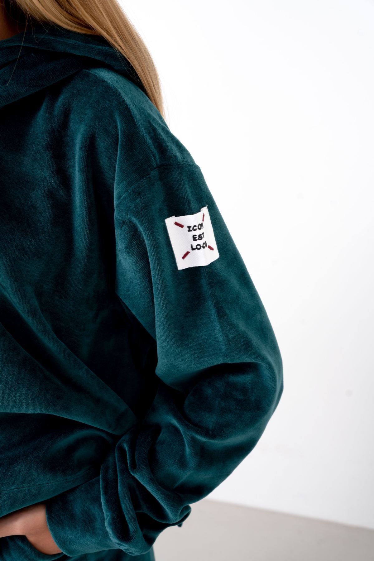 9-15 Yaş Milano Mussness Velvet Kız Çocuk Takım-Petrol