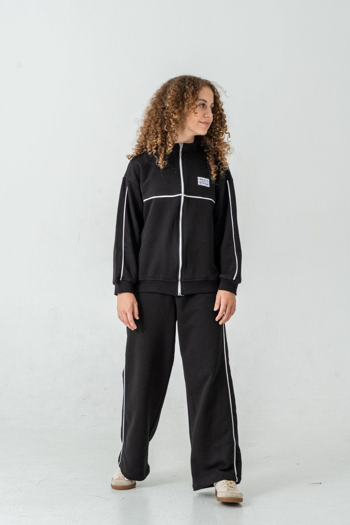 8-12 Yaş Sport Live Kız Çocuk Takım-Siyah