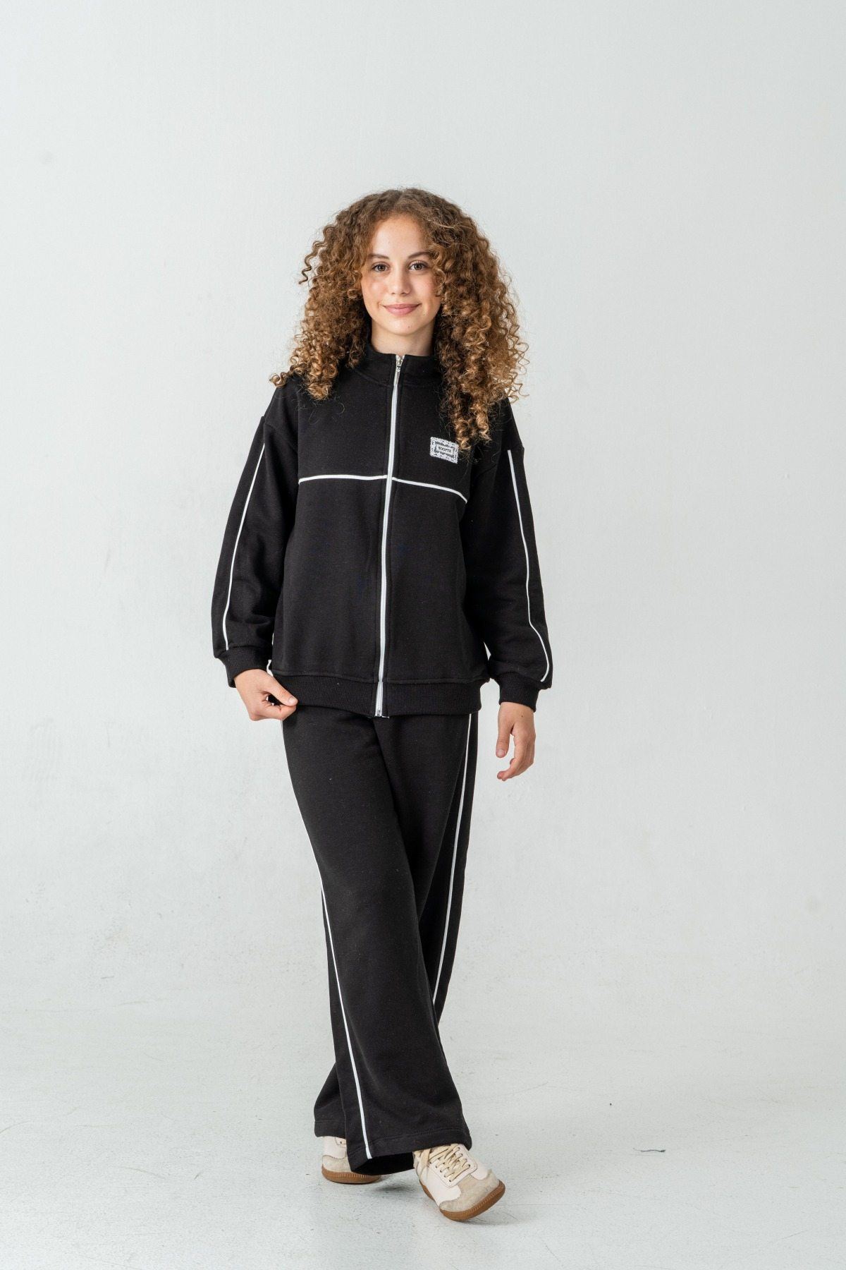 8-12 Yaş Sport Live Kız Çocuk Takım-Siyah