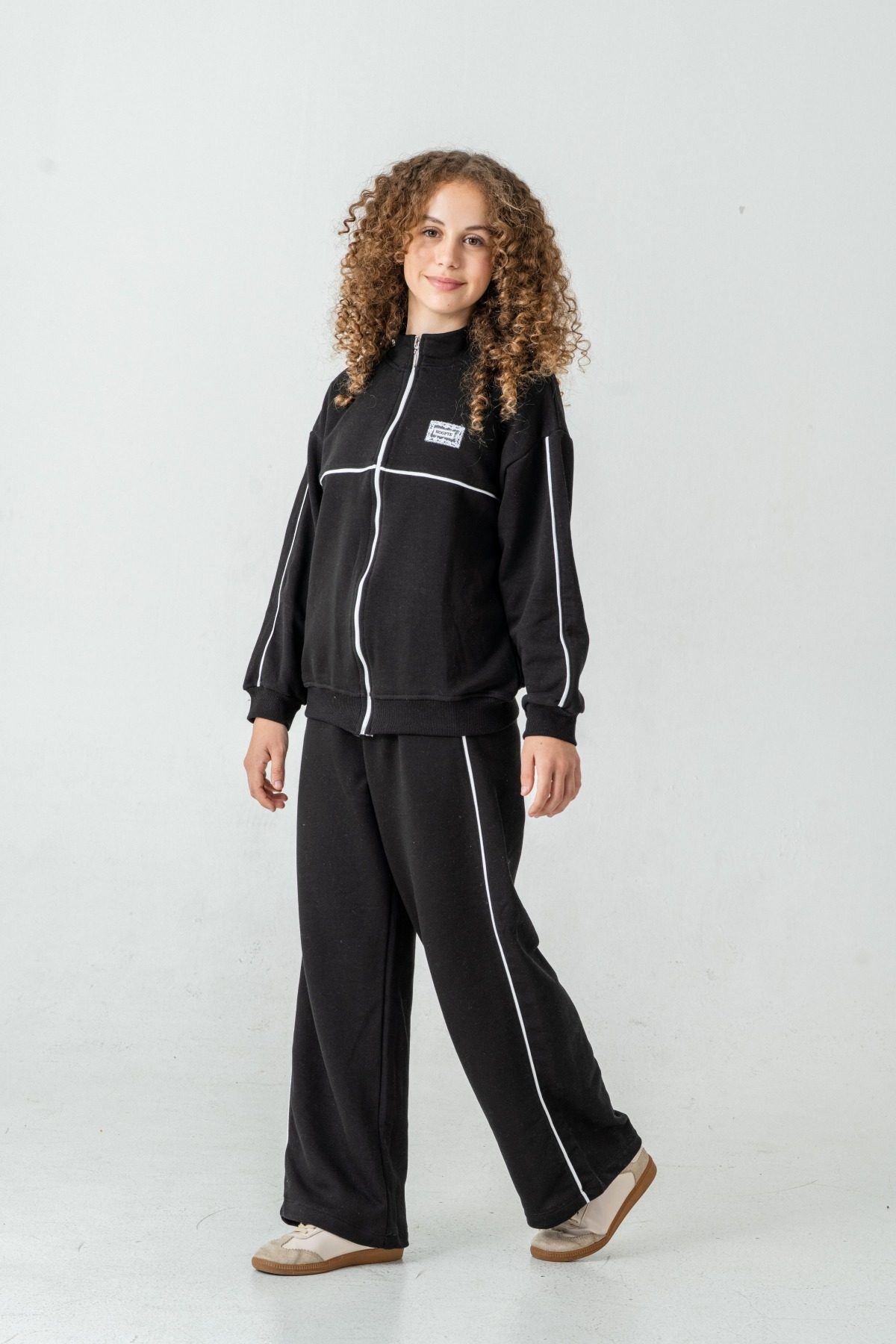 8-12 Yaş Sport Live Kız Çocuk Takım-Siyah