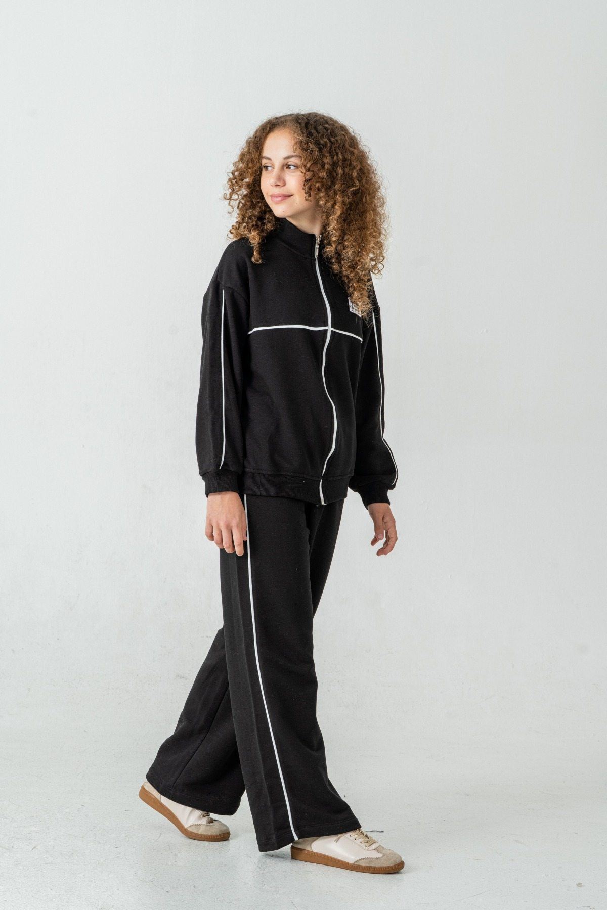 8-12 Yaş Sport Live Kız Çocuk Takım-Siyah