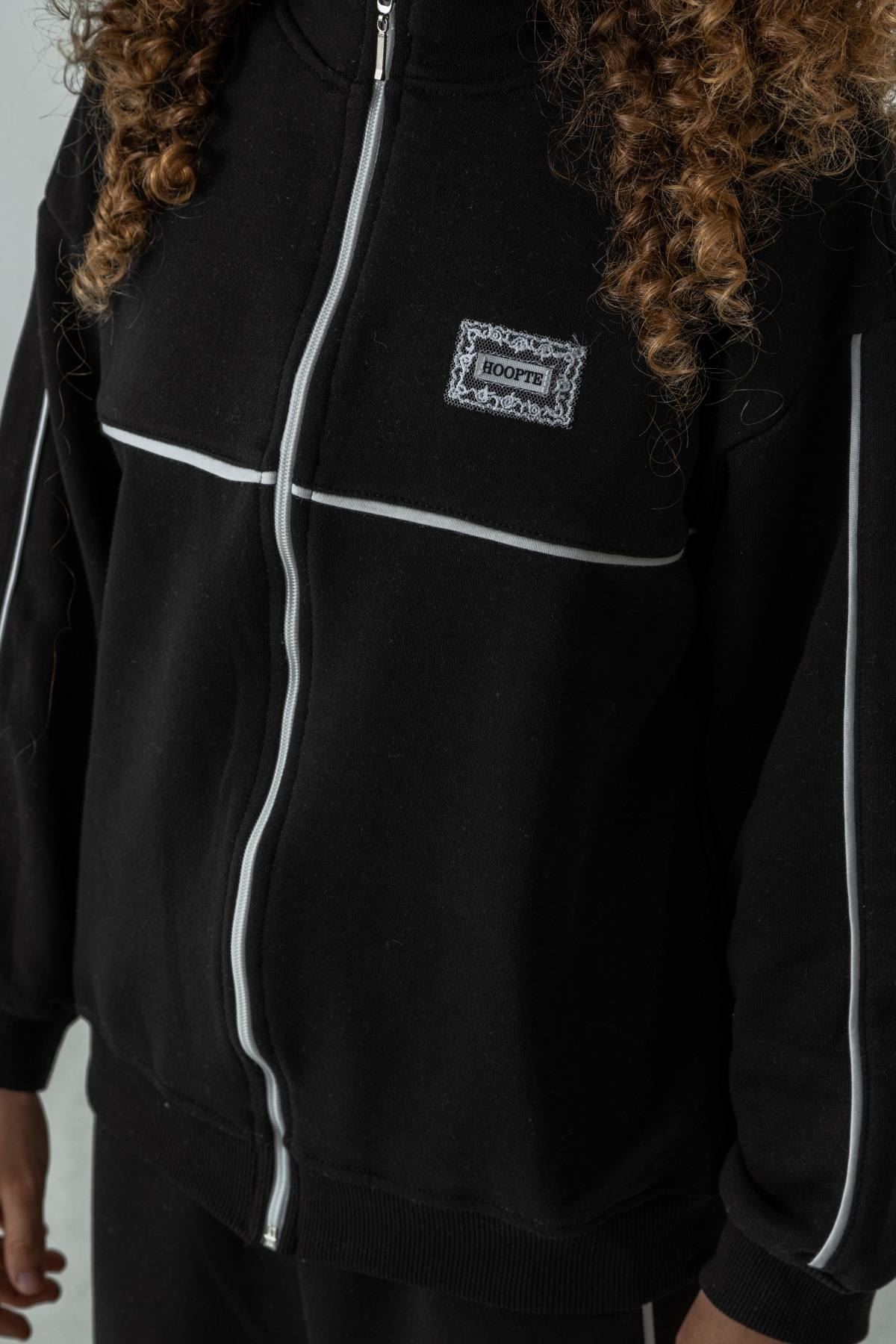 8-12 Yaş Sport Live Kız Çocuk Takım-Siyah