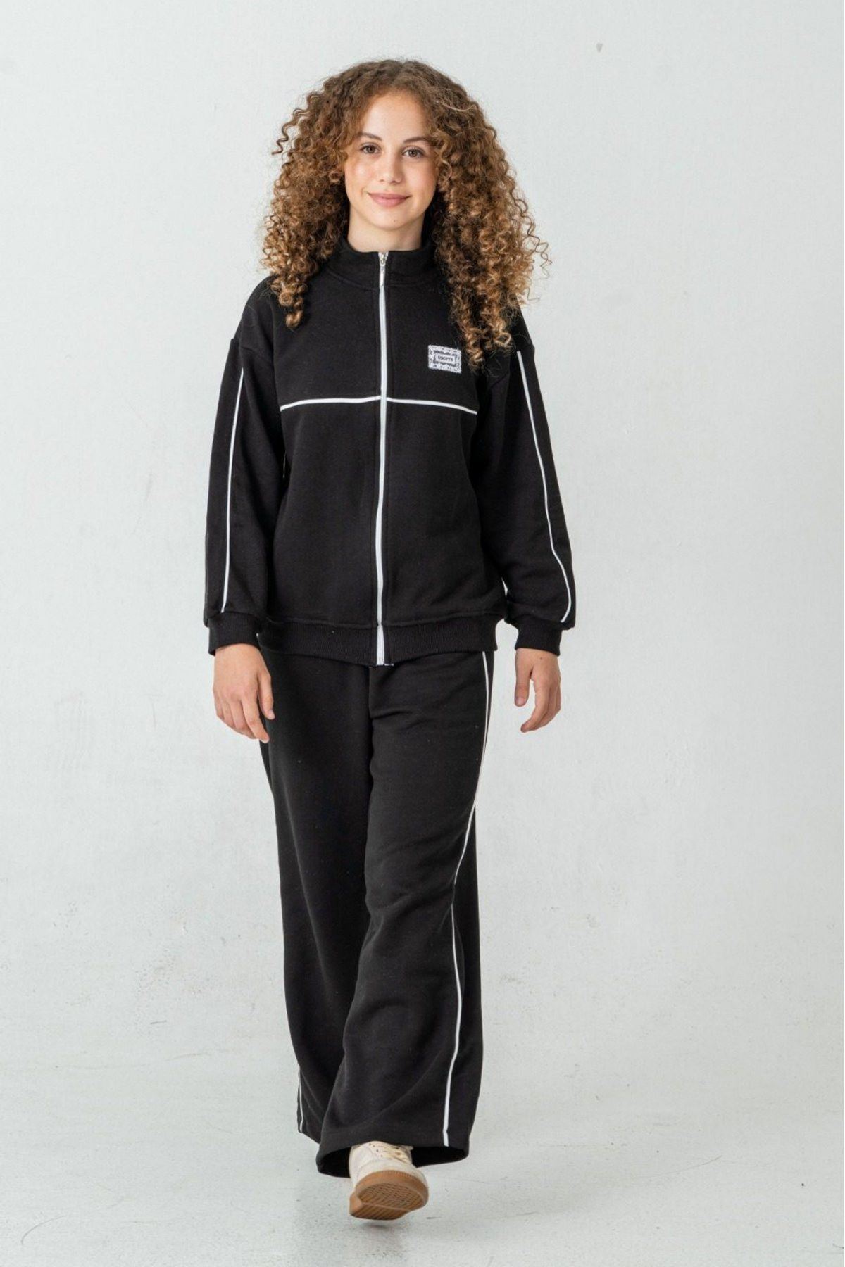 8-12 Yaş Sport Live Kız Çocuk Takım-Siyah