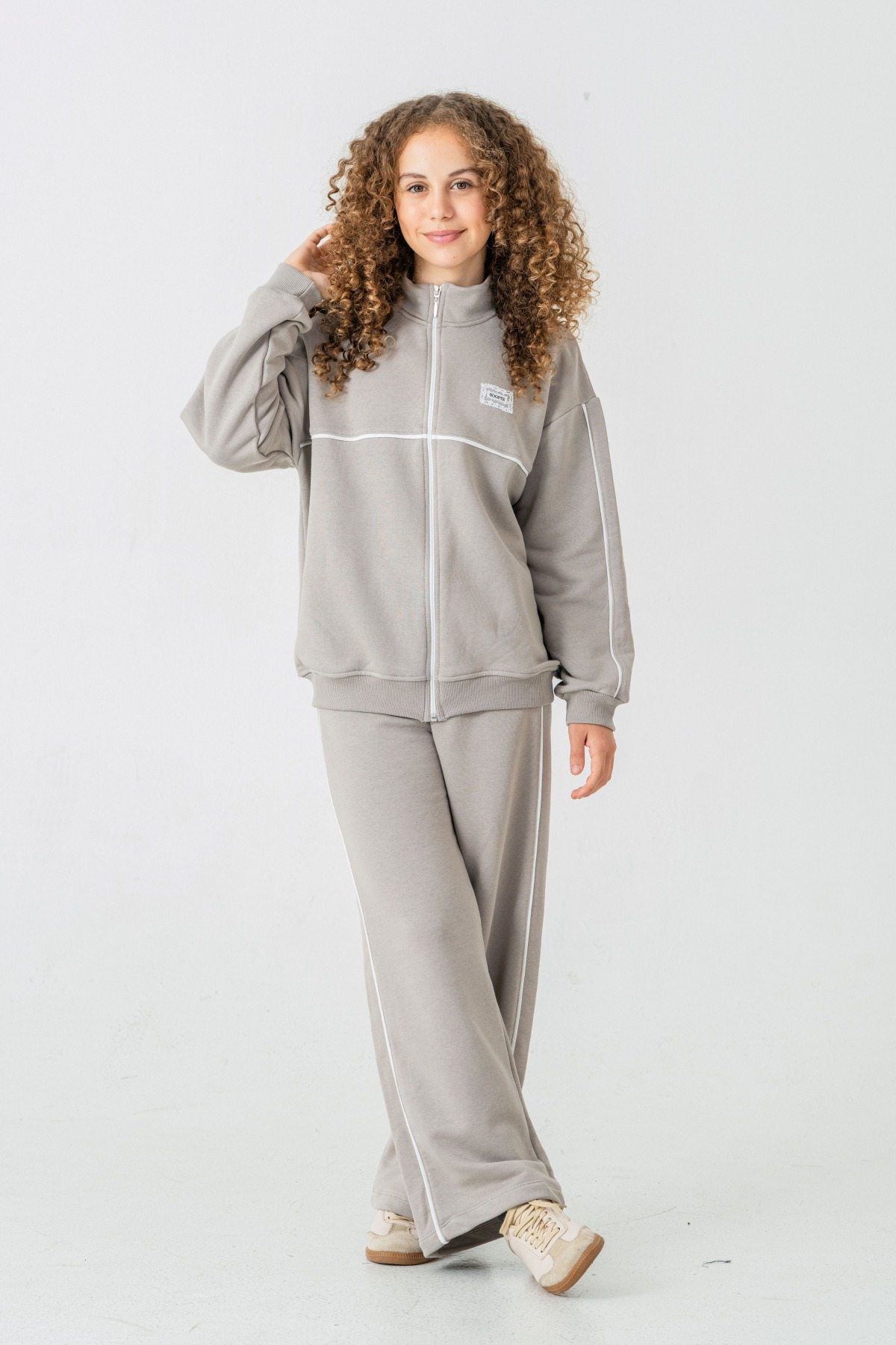 8-12 Yaş Sport Live Kız Çocuk Takım-Uzay Grisi