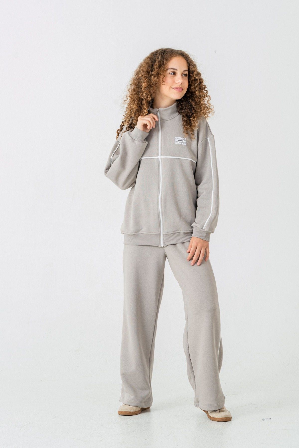 8-12 Yaş Sport Live Kız Çocuk Takım-Uzay Grisi