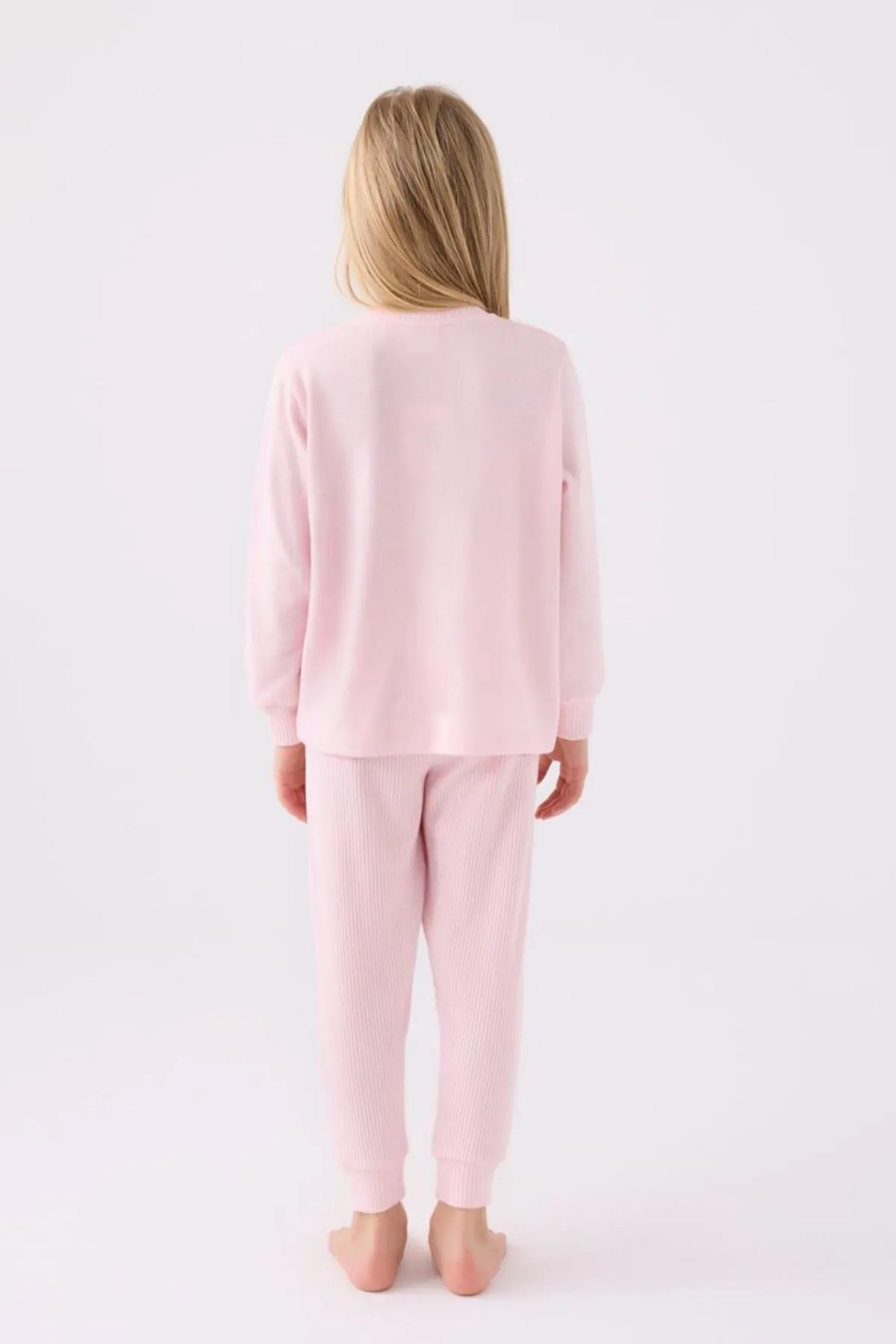 4-15 Yaş Lisanslı Us Polo Assn Kız Çocuk Takım-Pembe