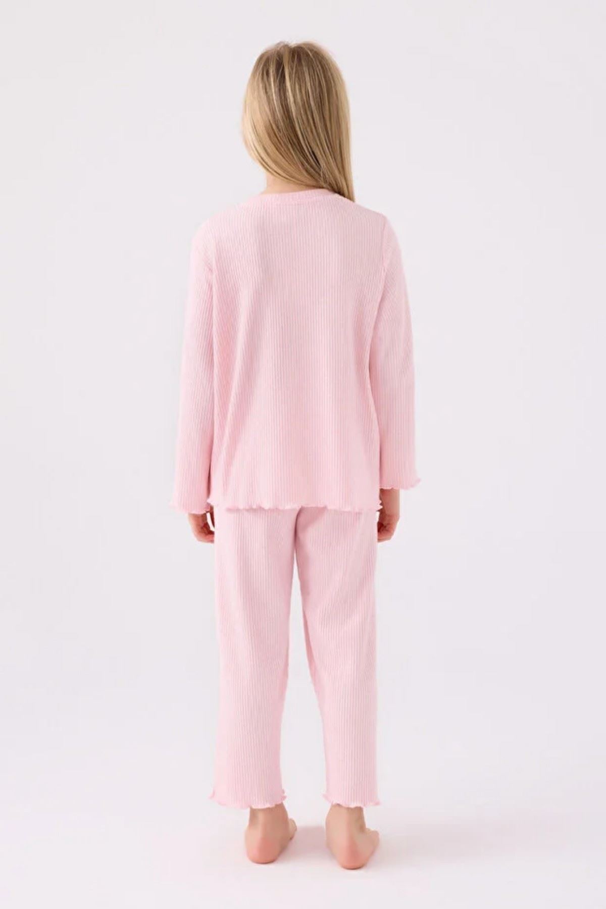 4-15 Yaş Lisanslı Us Polo Assn Kız Çocuk Takım-Pembe