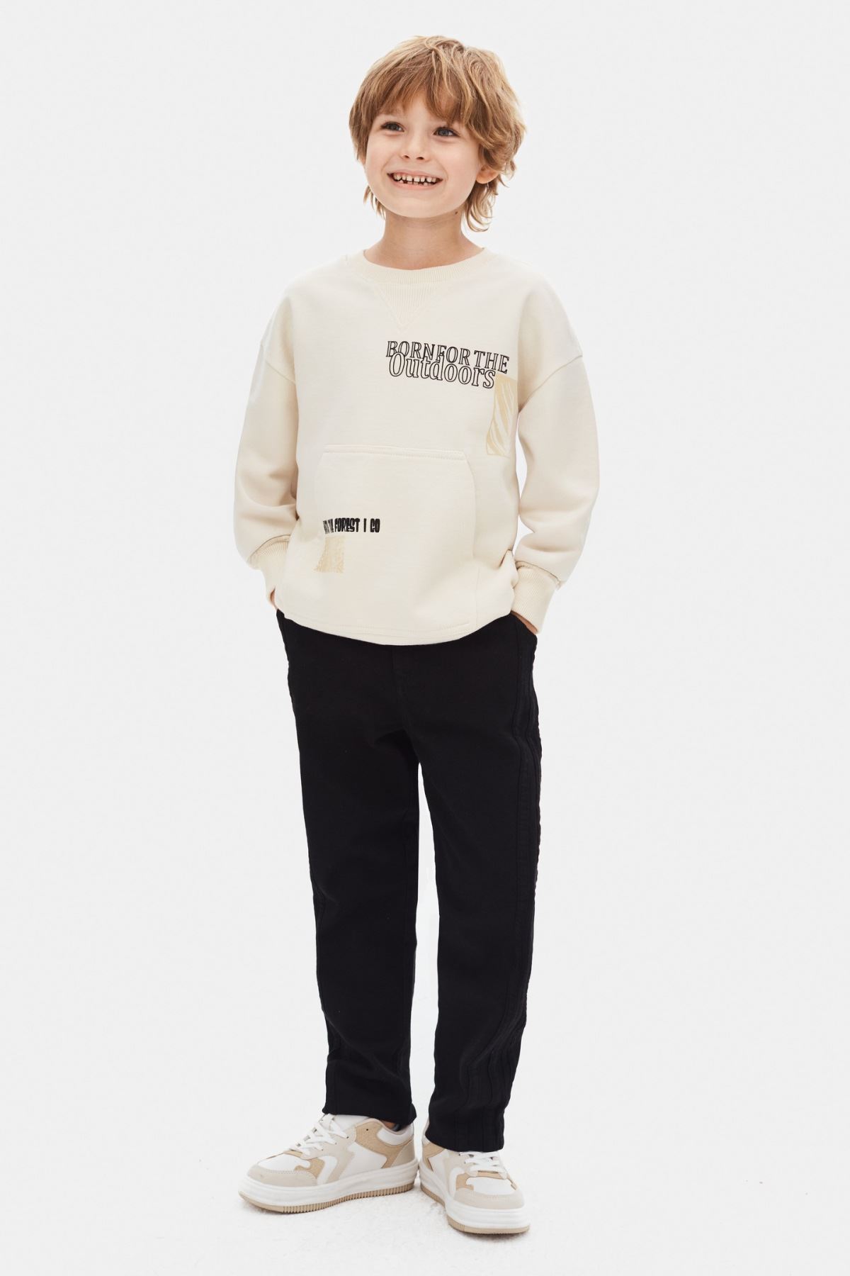 8-14 Yaş Vegas Premium Erkek Çocuk Pantolon-Siyah