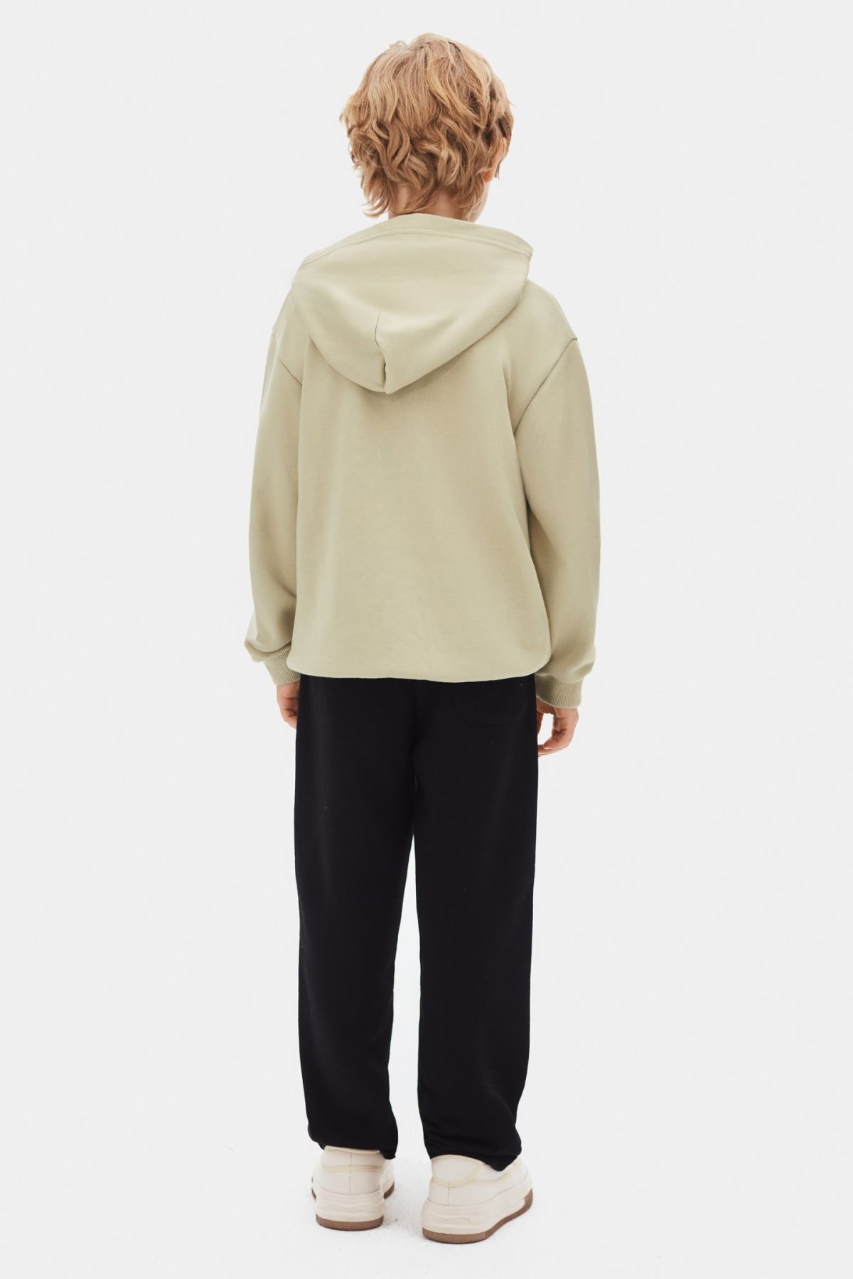 8-14 Yaş Cool Brave New Erkek Çocuk Sweatshırt-Haki