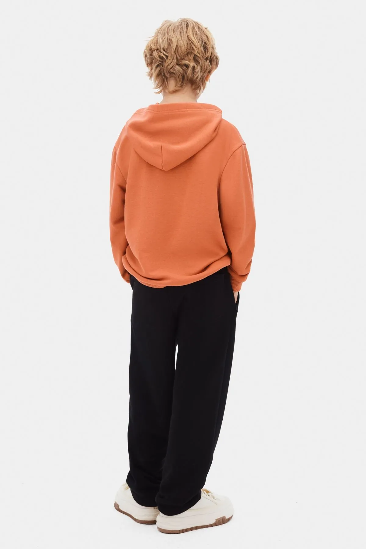8-14 Yaş Cool Brave New Erkek Çocuk Sweatshırt-Kiremit