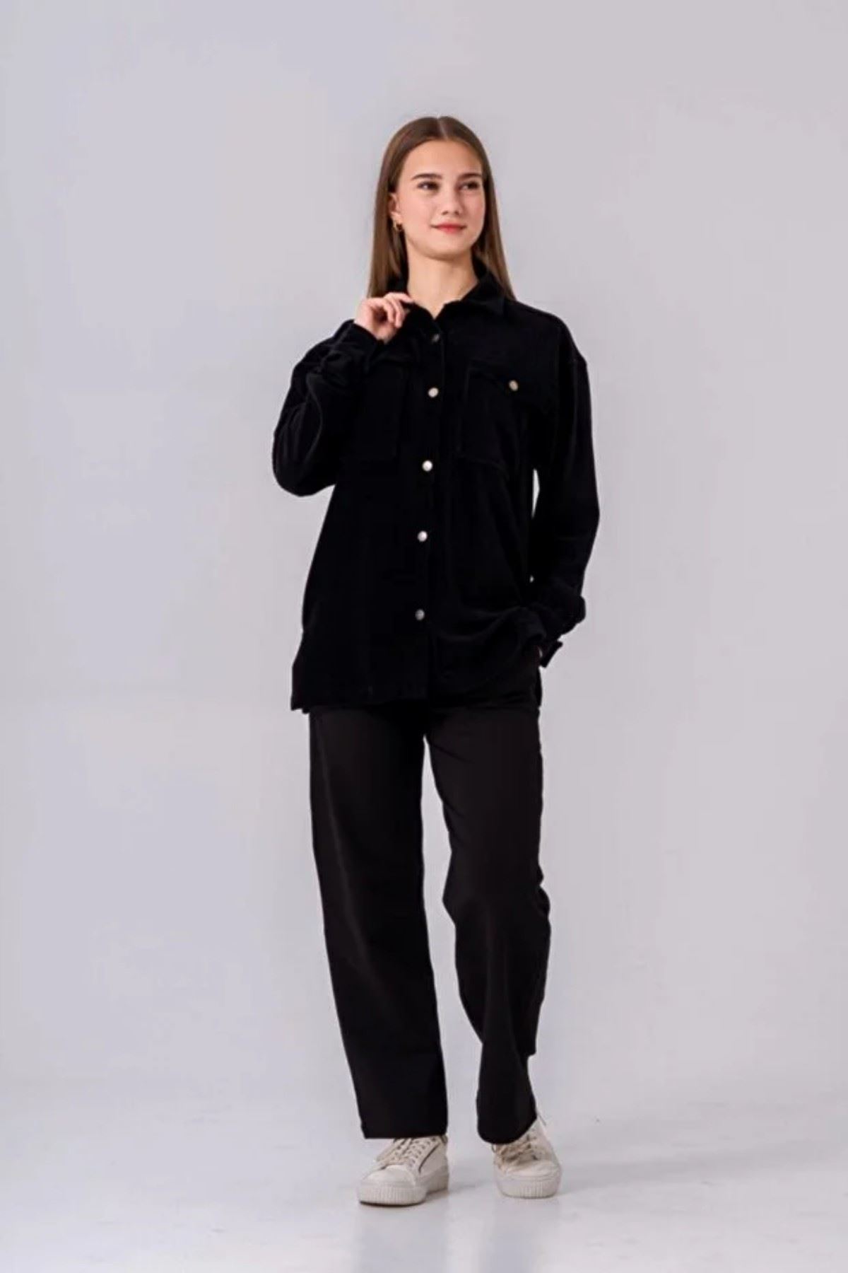 8-15 Yaş Velvet Lora Kız Çocuk Takım-