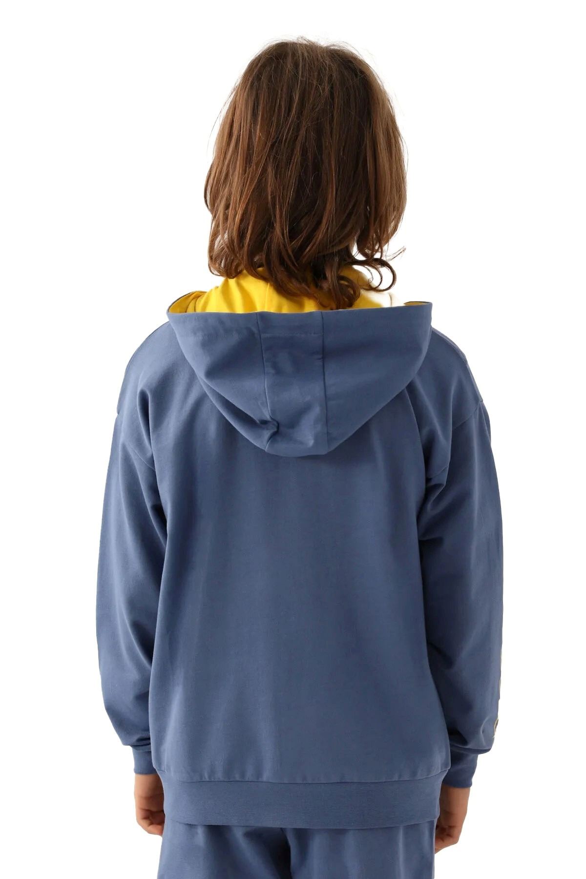 5-16 Yaş Lisanslı KAPPA Erkek Çocuk Hırka-İndigo