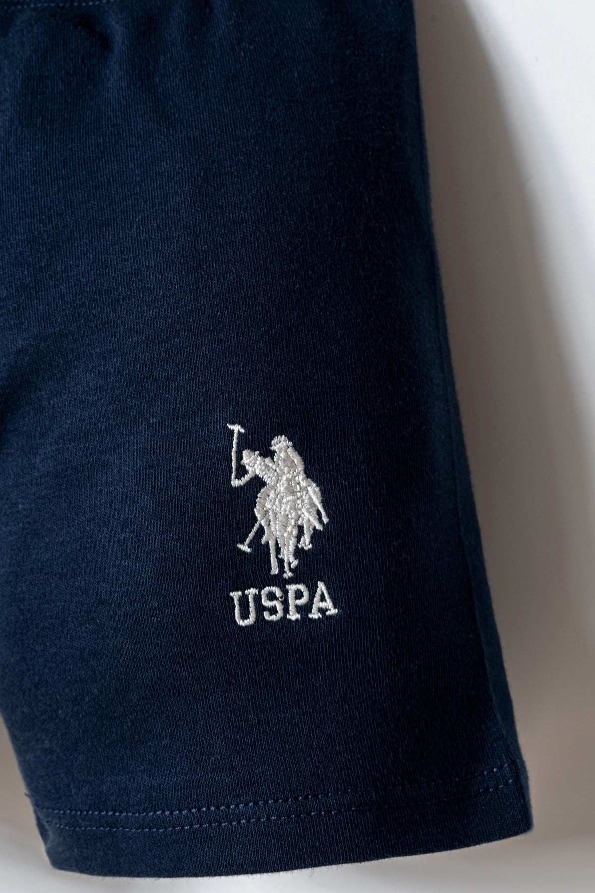 6-36 Ay Lisanslı Us Polo Assn Erkek Bebek Takım-Lacivert
