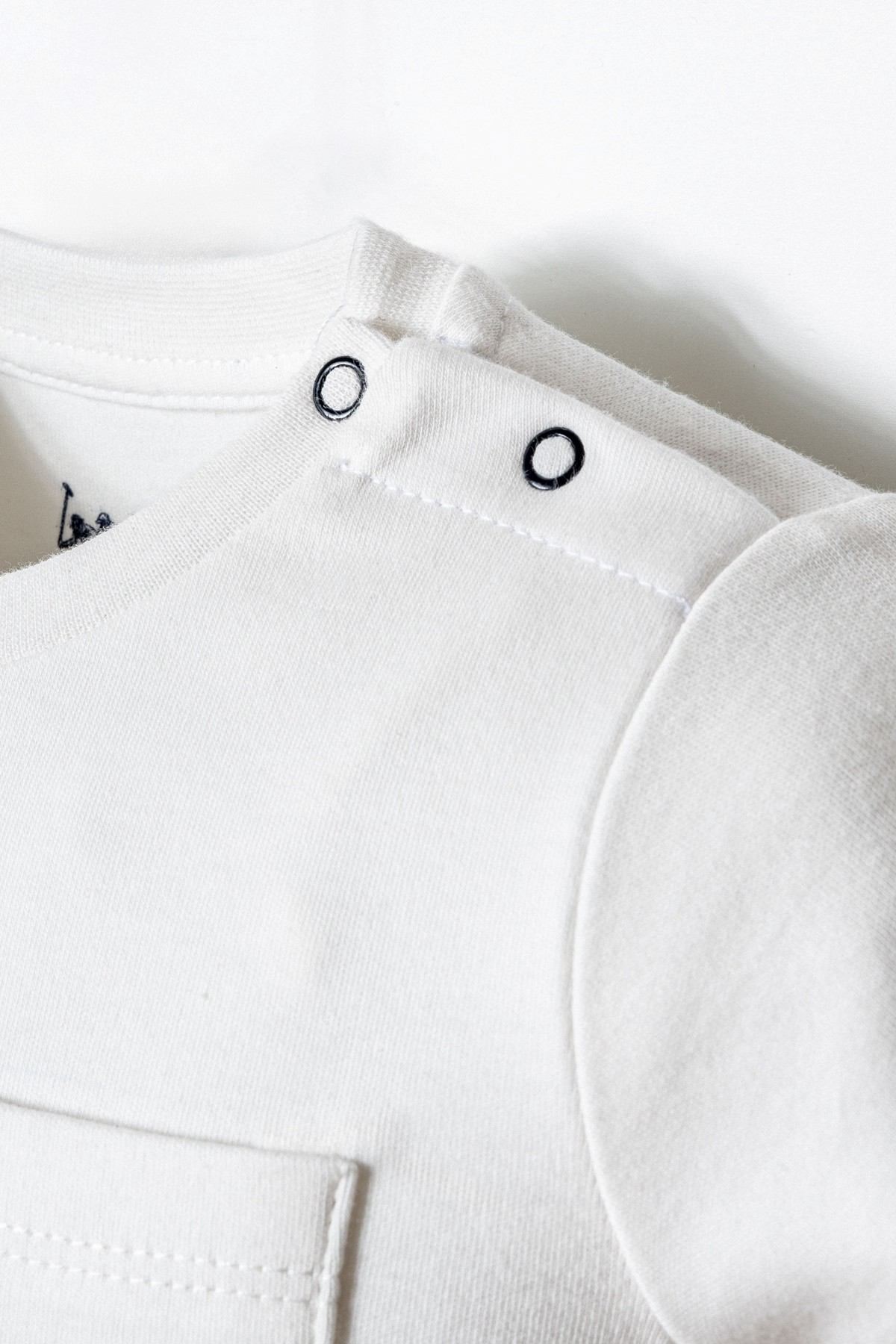 6-36 Ay Lisanslı Us Polo Assn Erkek Bebek Takım-Ekru