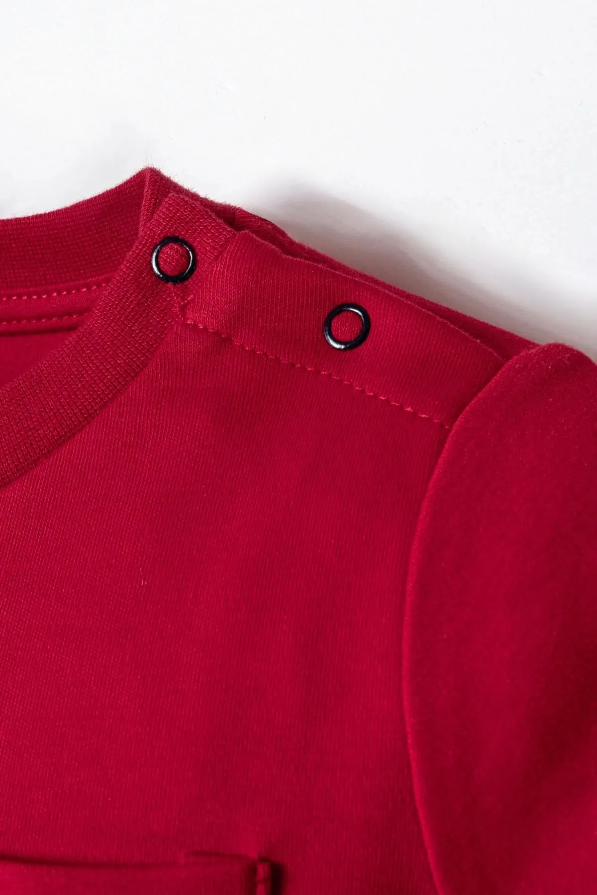 6-36 Ay Lisanslı Us Polo Assn Erkek Bebek Takım-Kırmızı