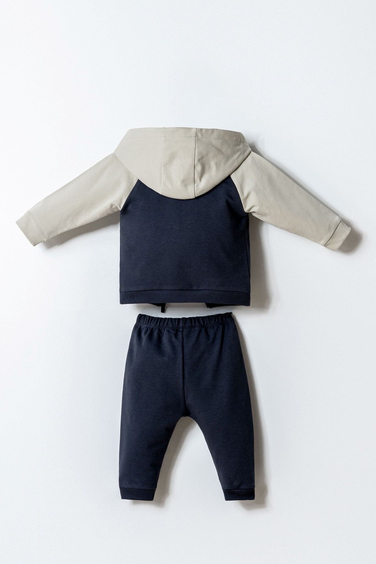 6-36 Ay Lisanslı Us Polo Assn Erkek Bebek 3'Lü Takım-Füme