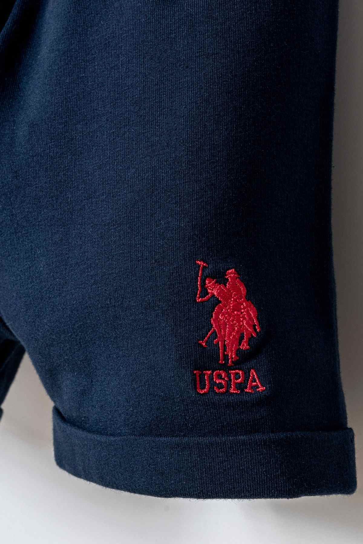 6-36 Ay Lisanslı Us Polo Assn Erkek Bebek Takım-Kırmızı