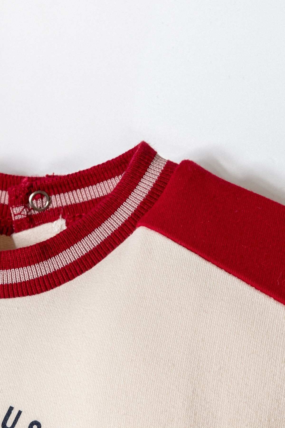 6-36 Ay Lisanslı Us Polo Assn Erkek Bebek Takım-Kırmızı