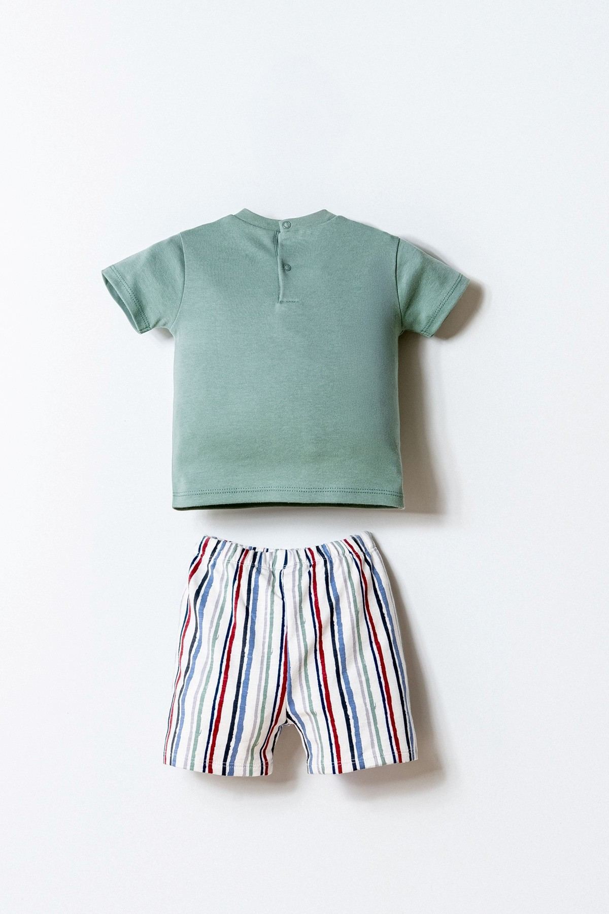 6-36 Ay Lisanslı Us Polo Assn Erkek Bebek Takım-Yeşil