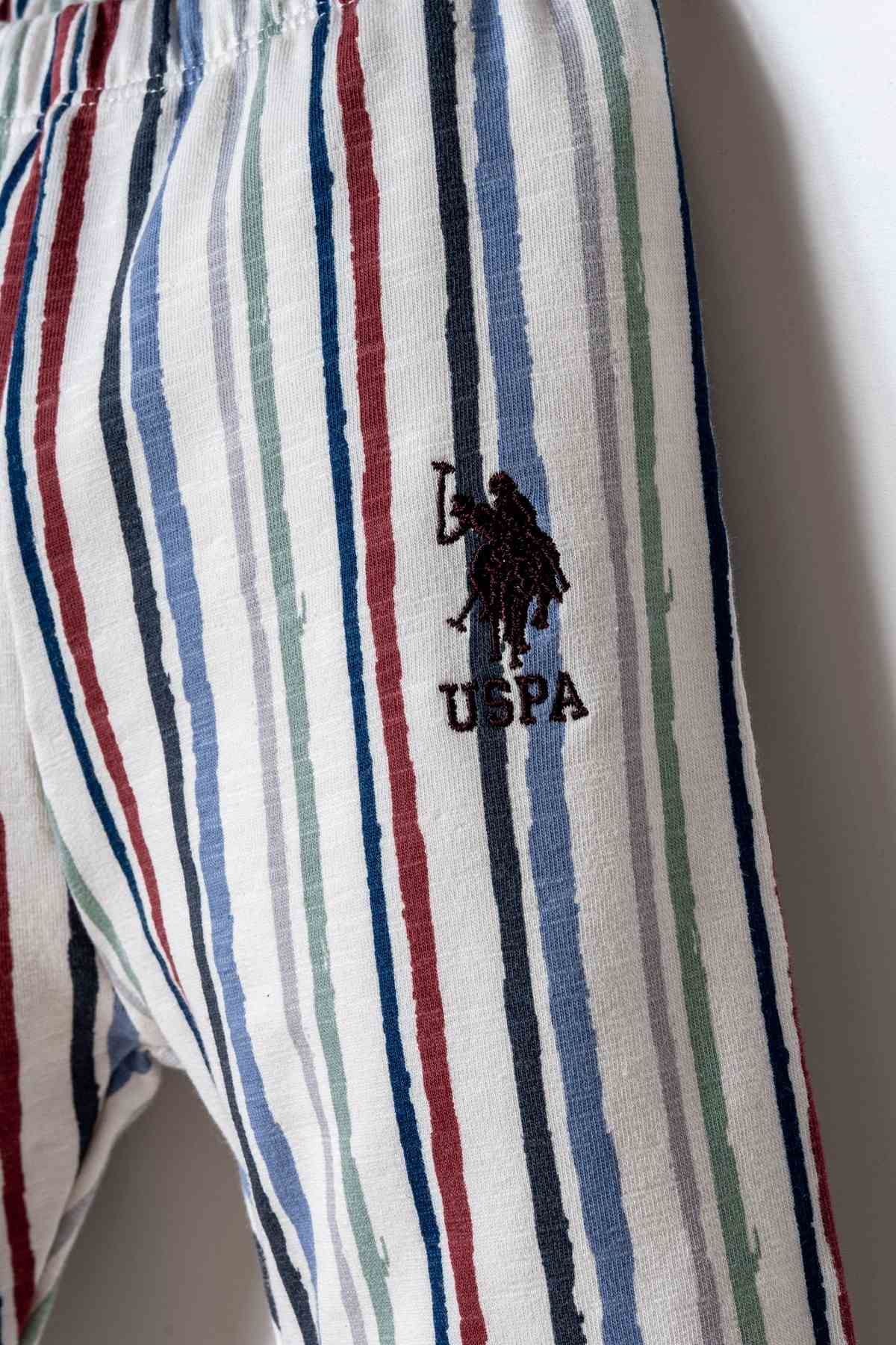 6-36 Ay Lisanslı Us Polo Assn Erkek Bebek Takım-Bordo