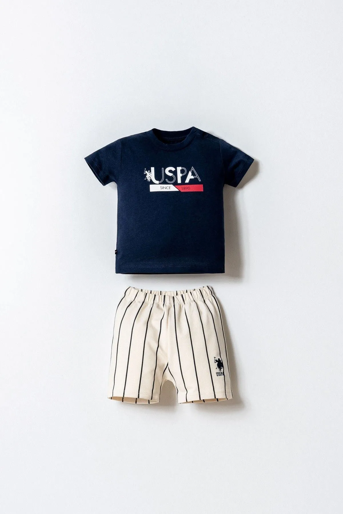 6-36 Ay Lisanslı Us Polo Assn Erkek Bebek Takım-Lacivert