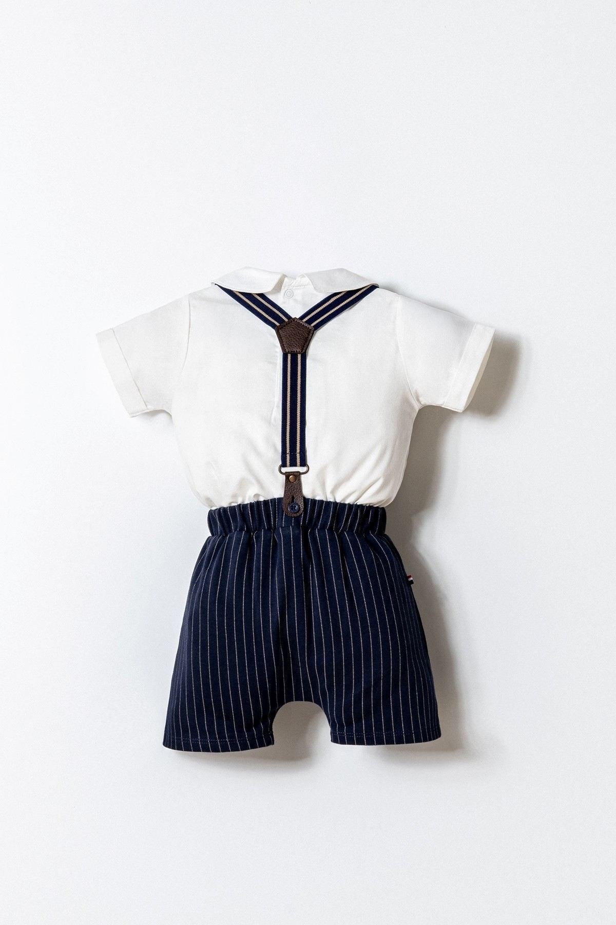 6-36 Ay Lisanslı Us Polo Assn Erkek Bebek Takım-Ekru