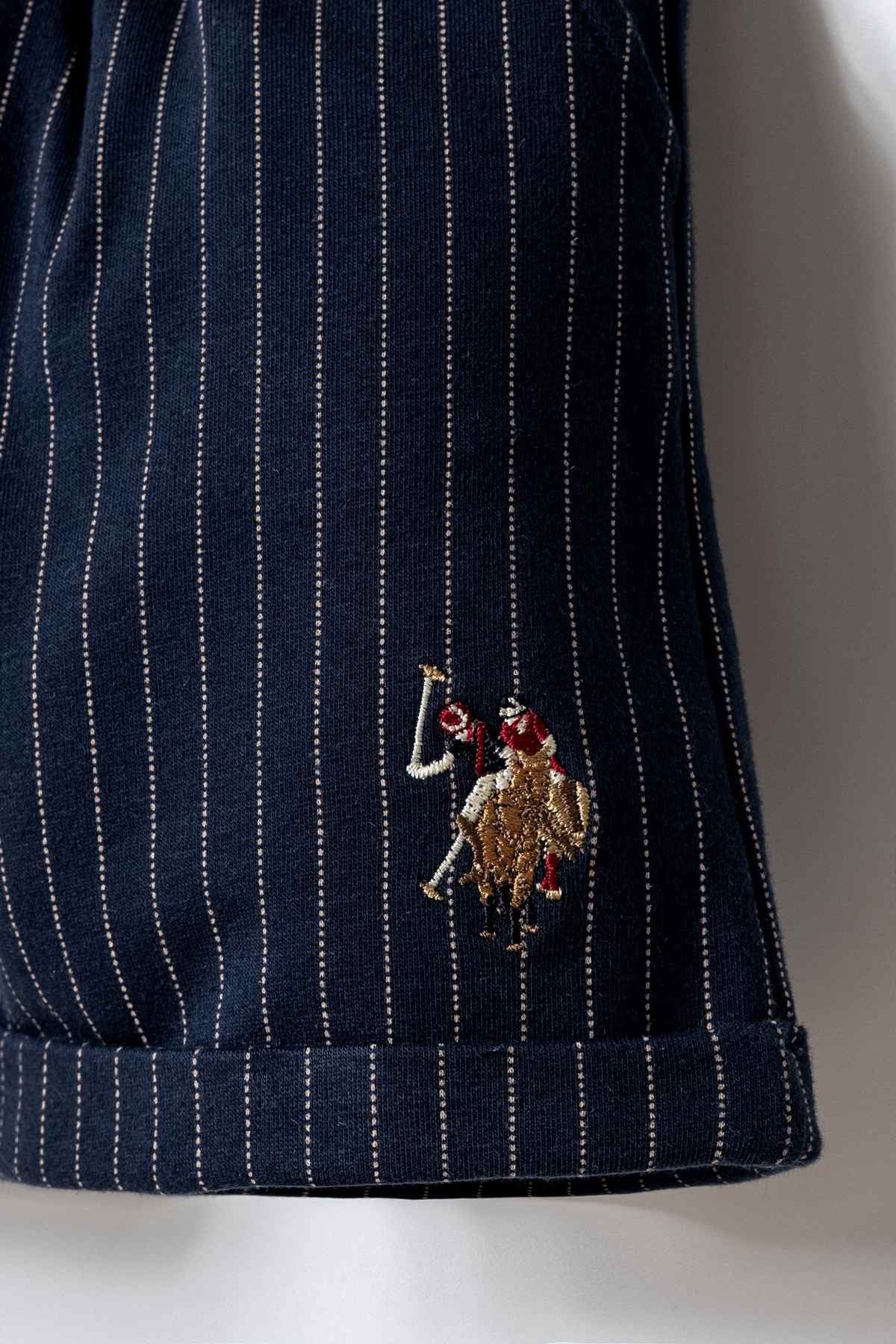 6-36 Ay Lisanslı Us Polo Assn Erkek Bebek Takım-Camel