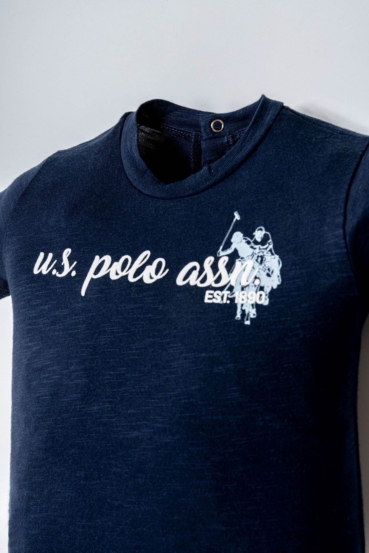 6-36 Ay Lisanslı Us Polo Assn Erkek Bebek Takım-Lacivert