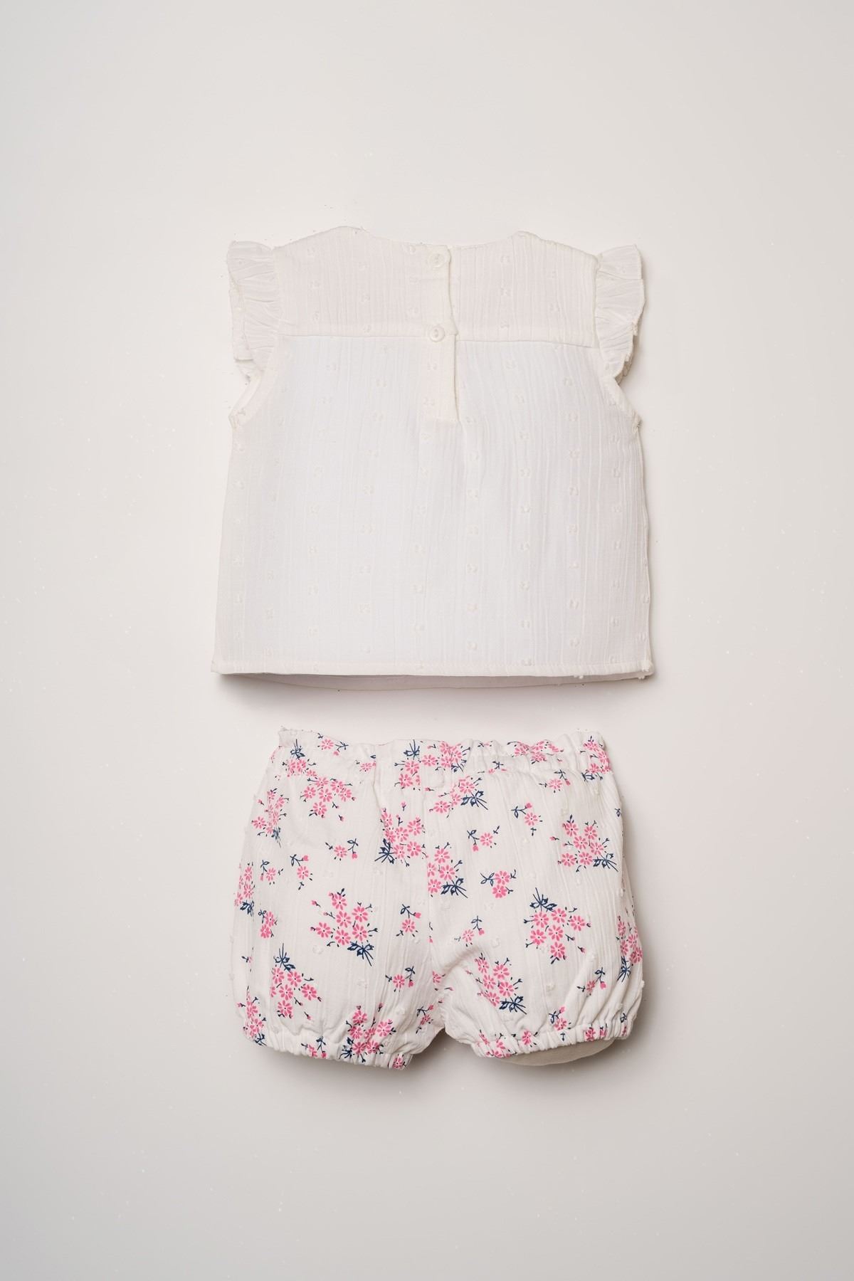 6-36 Ay Lisanslı Us Polo Assn Kız Bebek Takım-Pembe