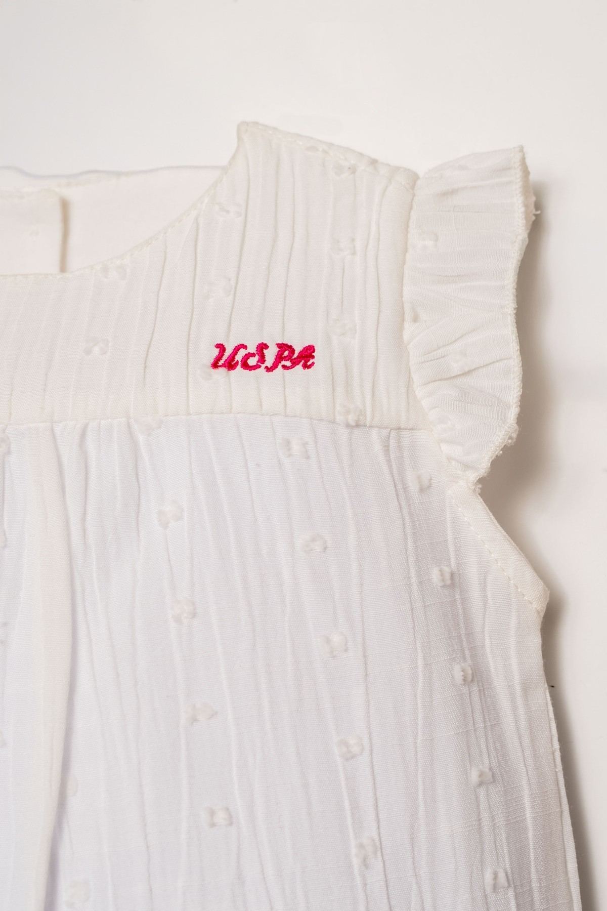 6-36 Ay Lisanslı Us Polo Assn Kız Bebek Takım-Pembe