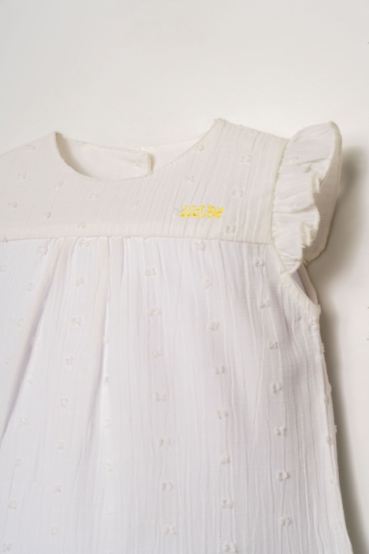 6-36 Ay Lisanslı Us Polo Assn Kız Bebek Takım-Sarı