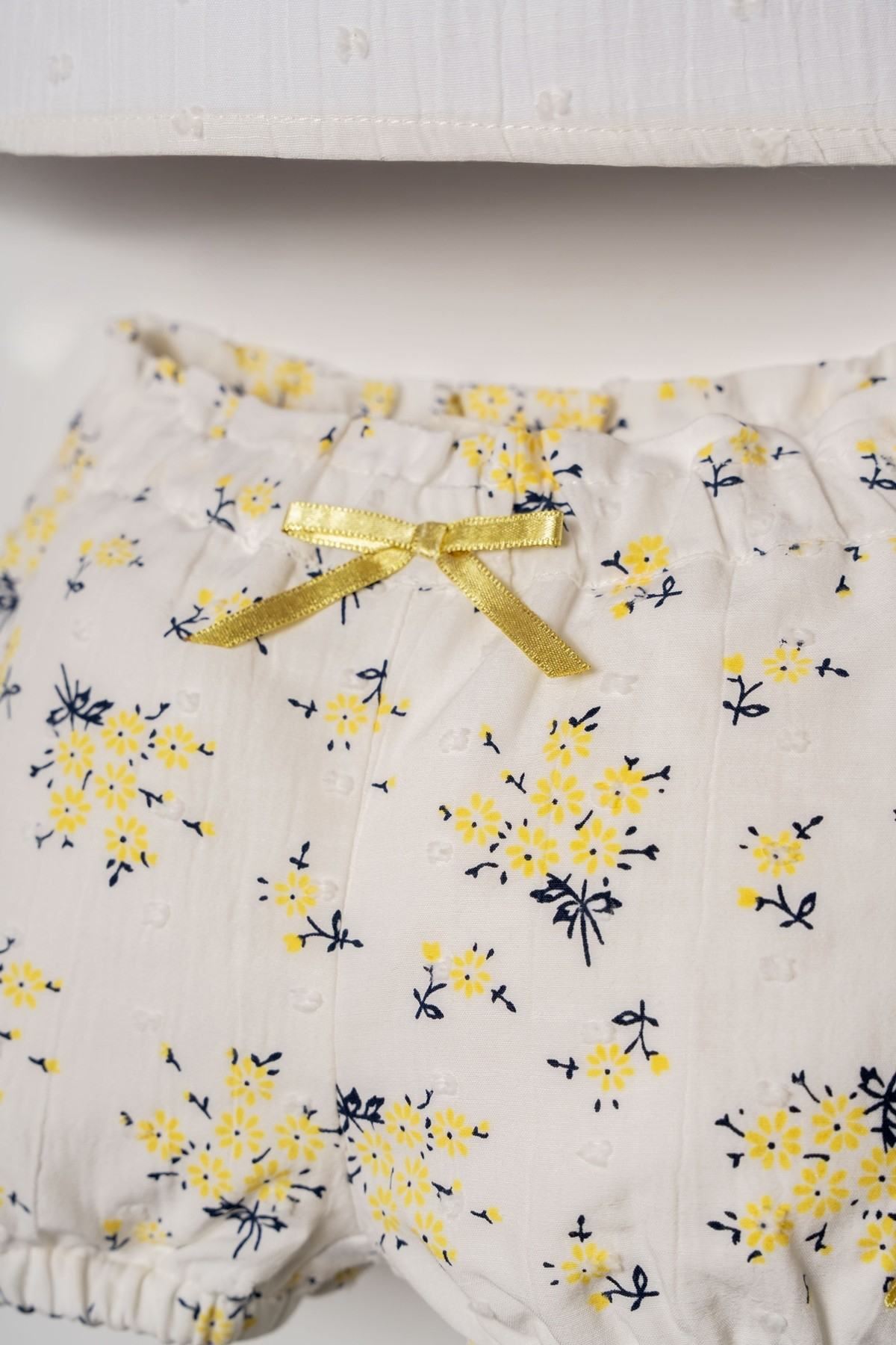 6-36 Ay Lisanslı Us Polo Assn Kız Bebek Takım-Sarı