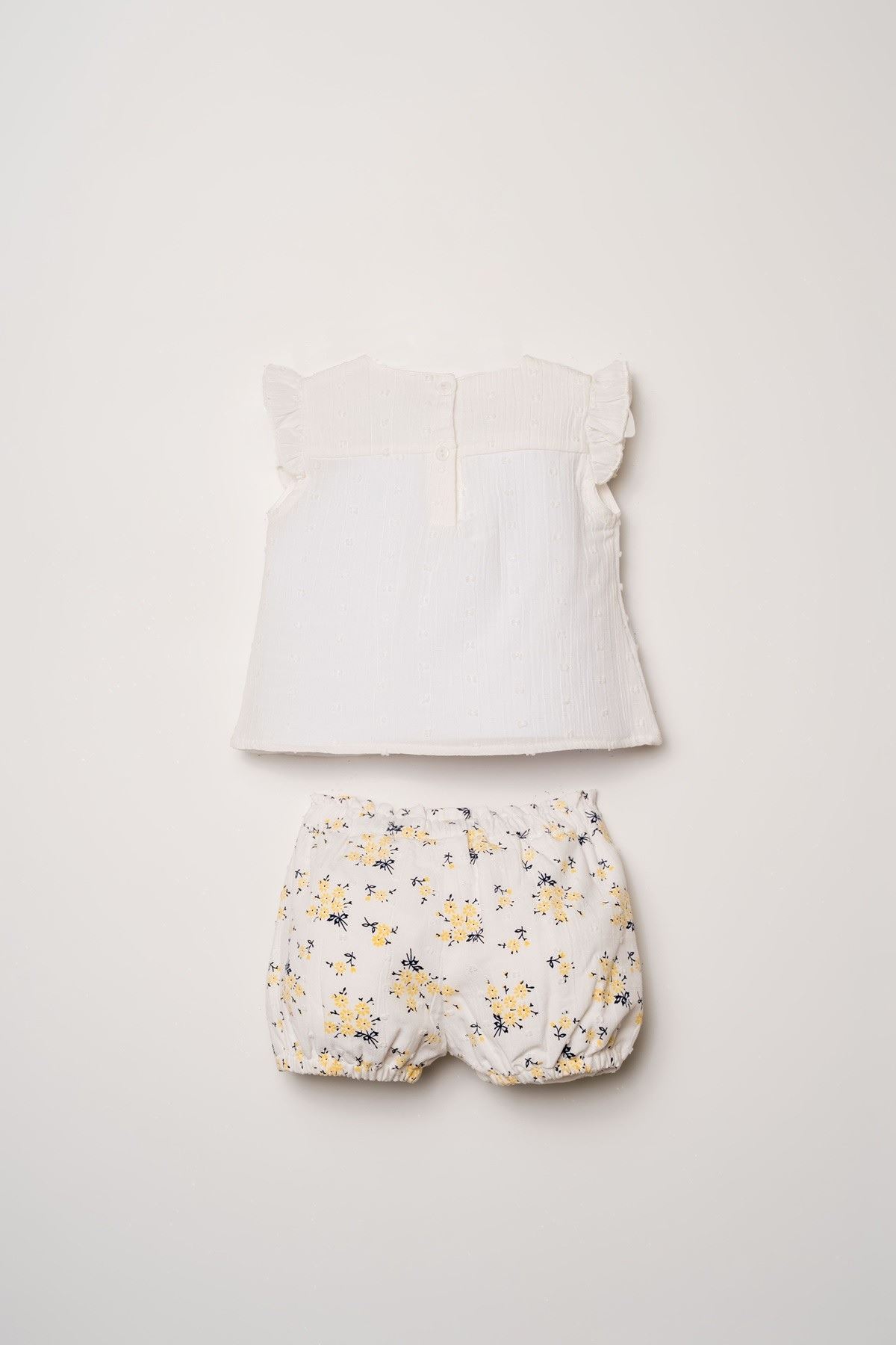 6-36 Ay Lisanslı Us Polo Assn Kız Bebek Takım-Sarı